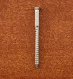 Lee Valley Screws>#12 × 2 1/2" 316 Stainless-Steel Flat-Head Screws