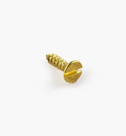 Lee Valley Screws>1/4" #1 Flat-Head Brass Screws