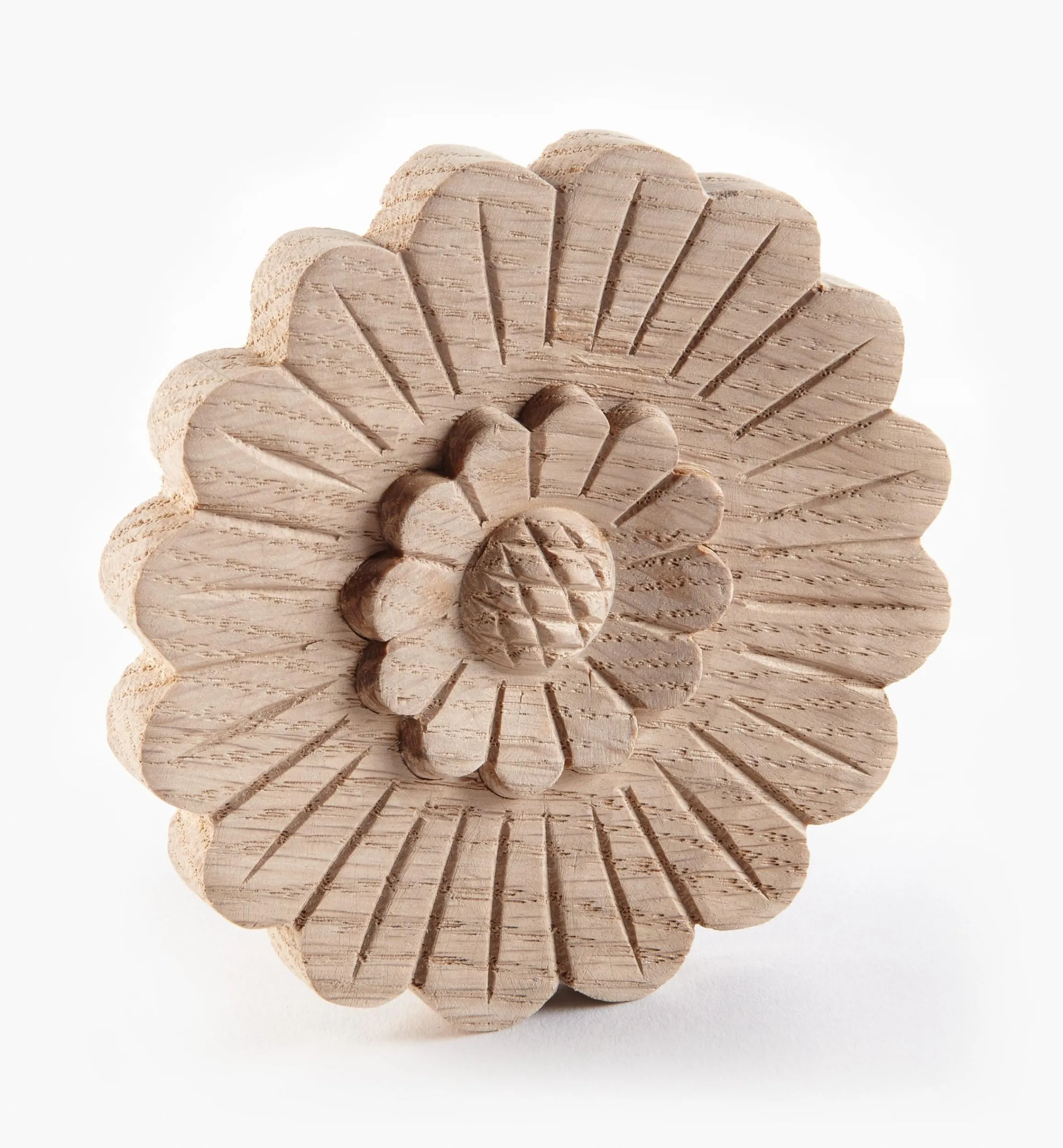 Lee Valley Project Supplies>3 7/8" Hand-Carved Round Appliqué