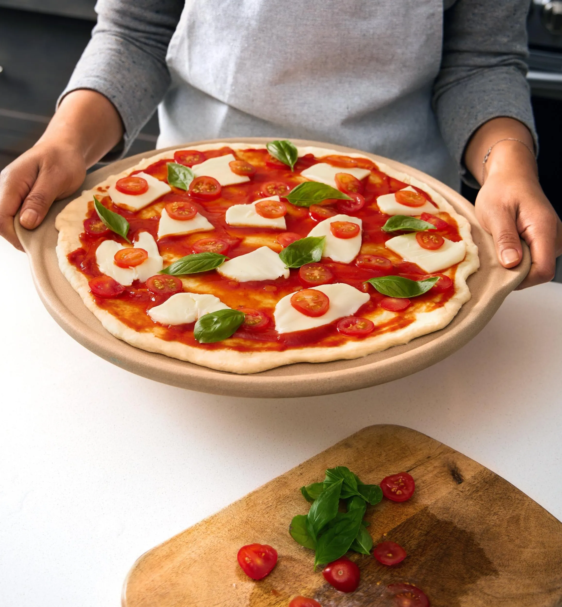 Lee Valley Cookware>15" Ceramic Pizza Stone