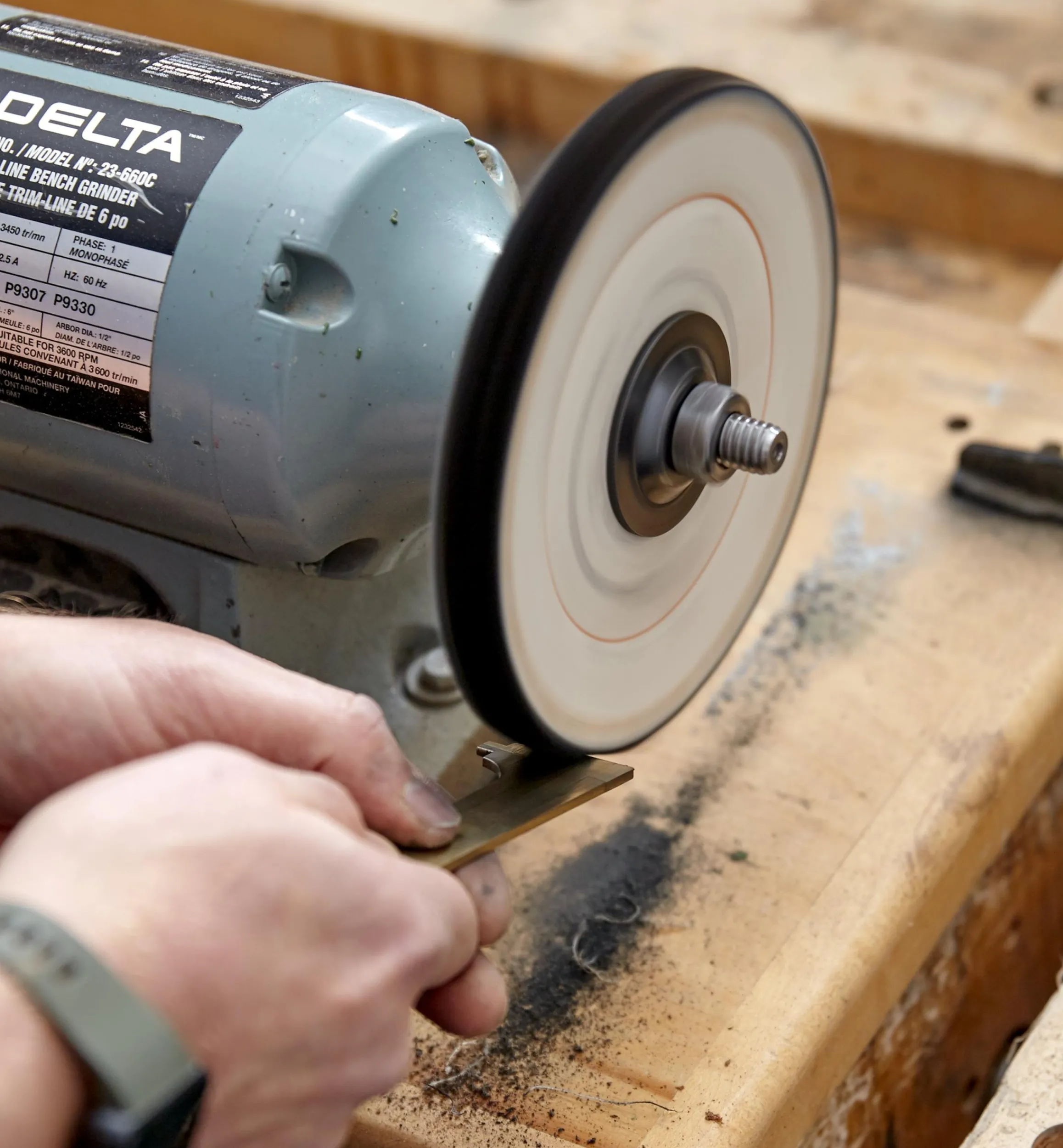 Lee Valley Power Tool Accessories>6" Cloth Buffing Wheel