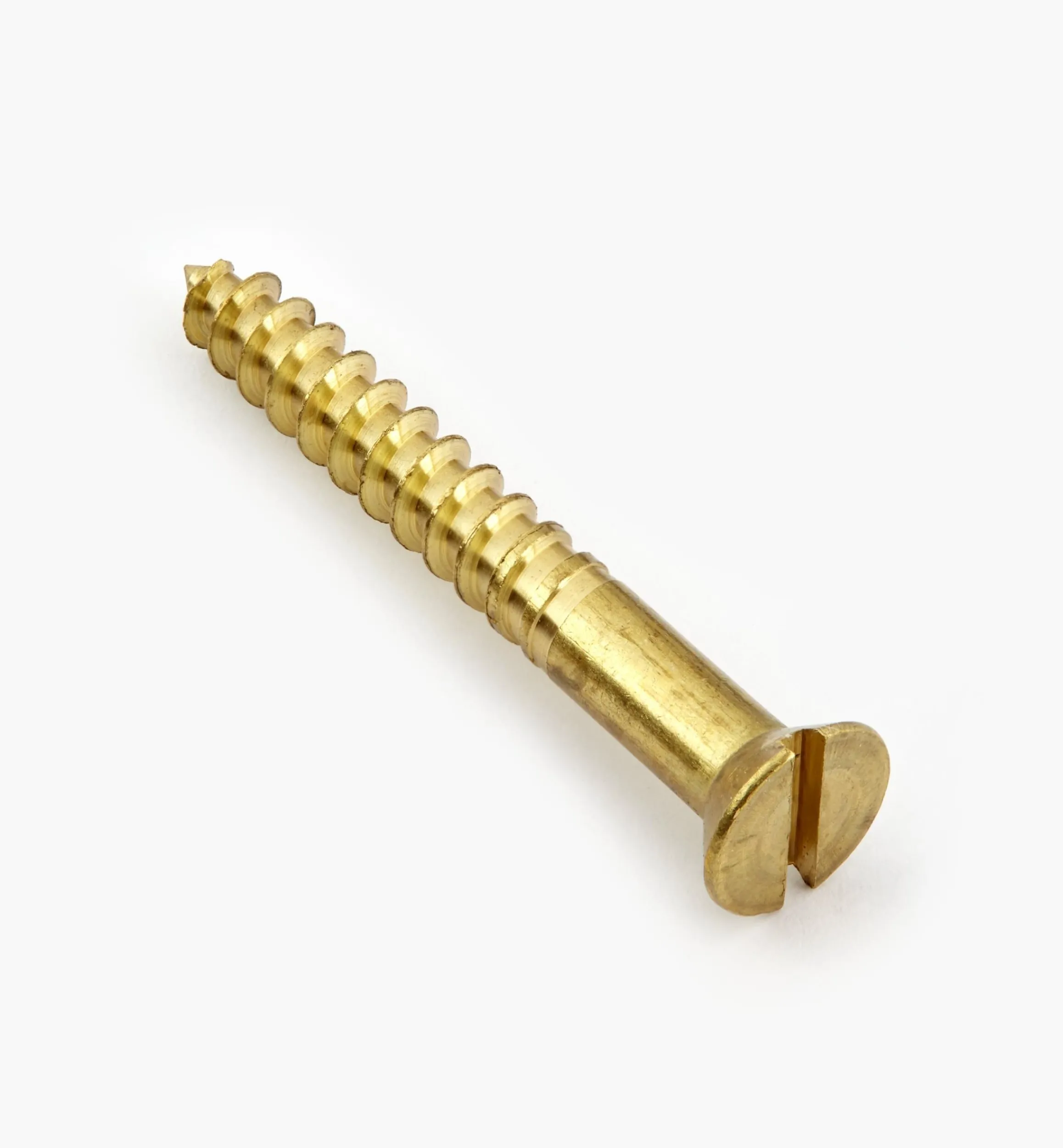 Lee Valley Screws>#12 Flat-Head Brass Screws