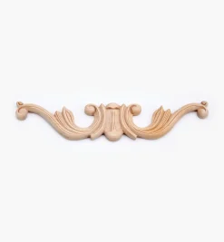 Lee Valley Project Supplies>12" Hand-Carved Horizontal Appliqué