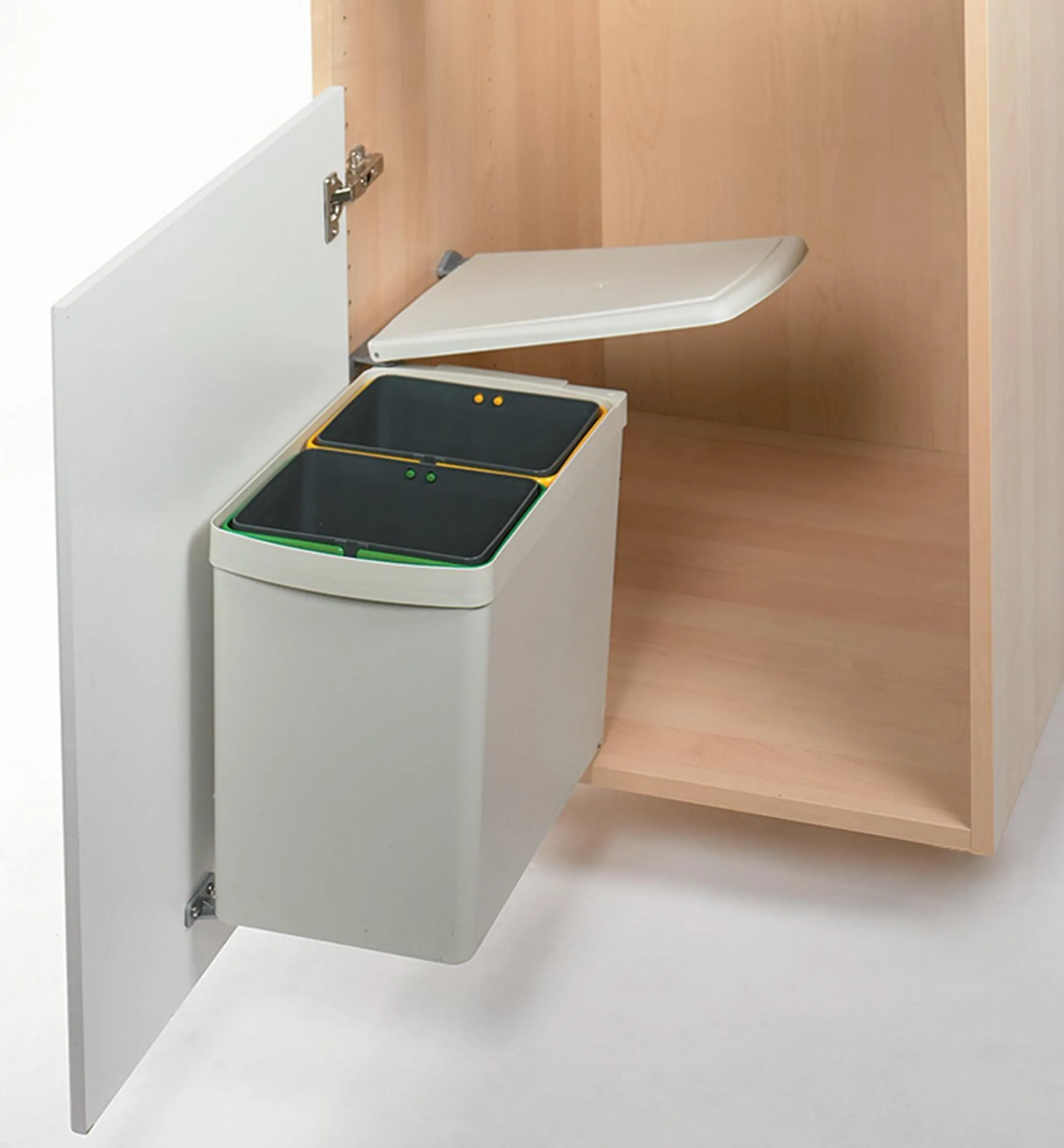 Lee Valley Composting|Composting>15 Litre Door-Mount Dual Waste Container