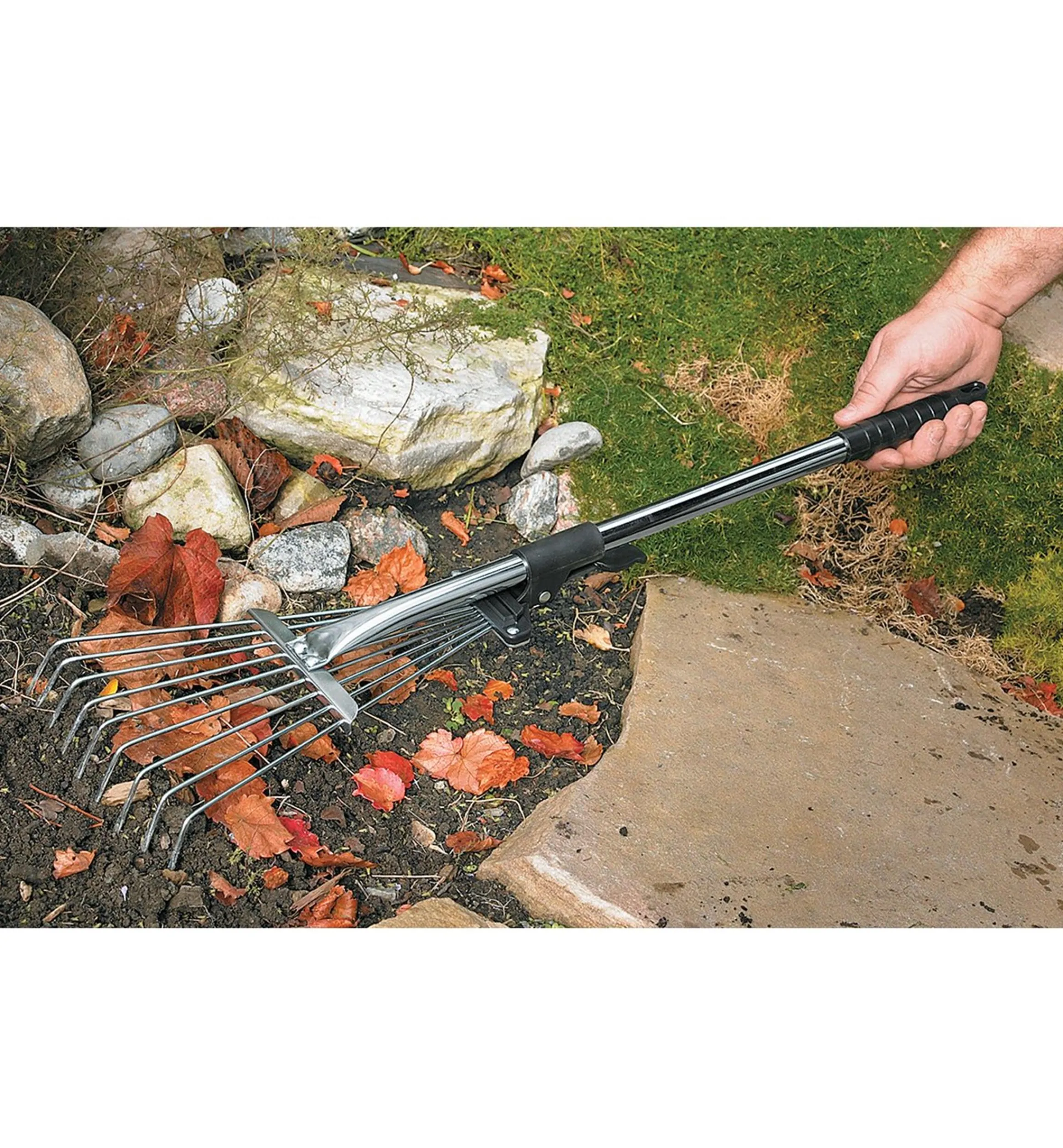 Lee Valley Lawn Care>Adjustable Fan Rakes