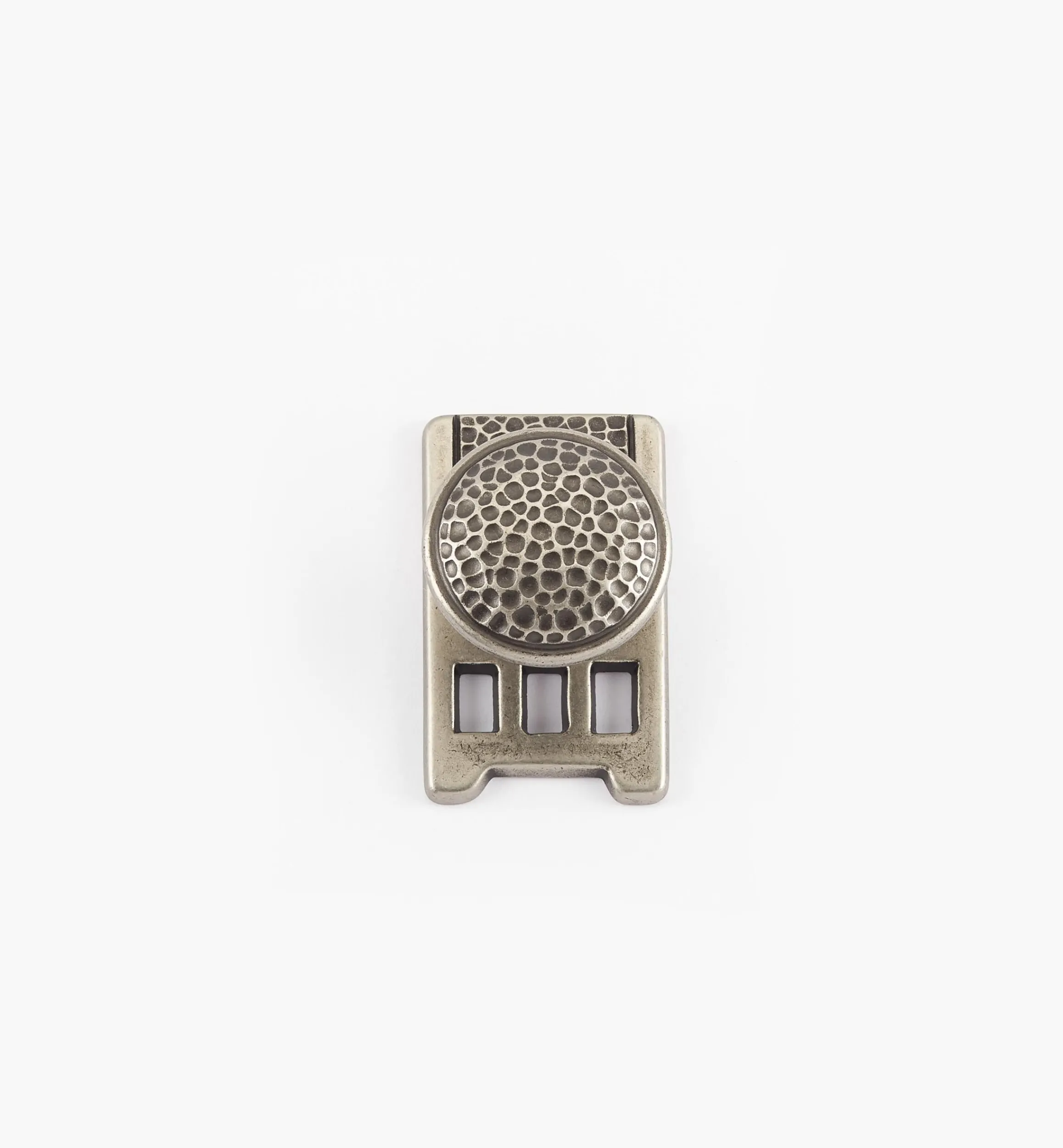 Lee Valley Knobs>Arts And Crafts II Knob With Escutcheon