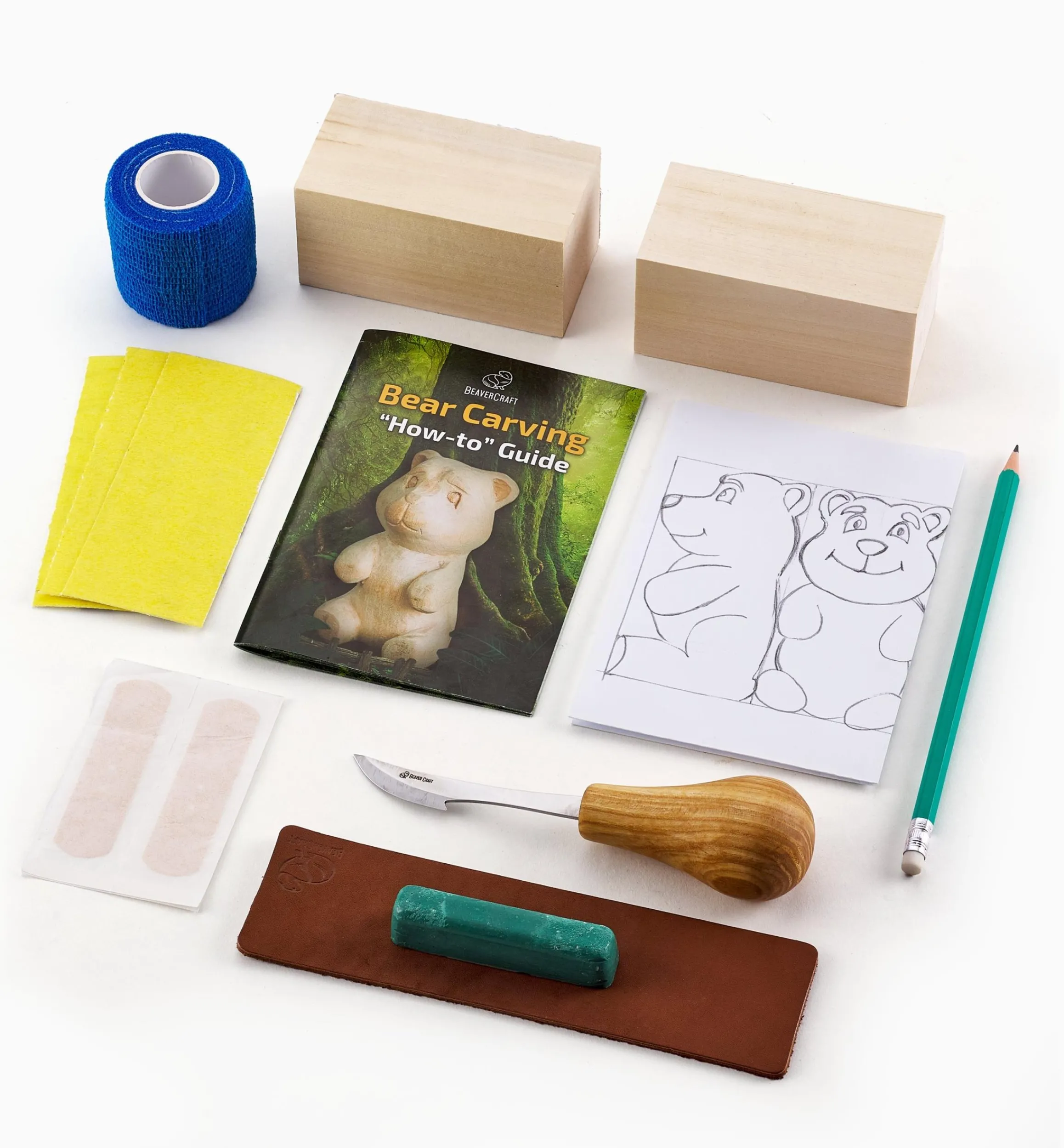 Lee Valley Supplies>BeaverCraft Bear Carving Kit