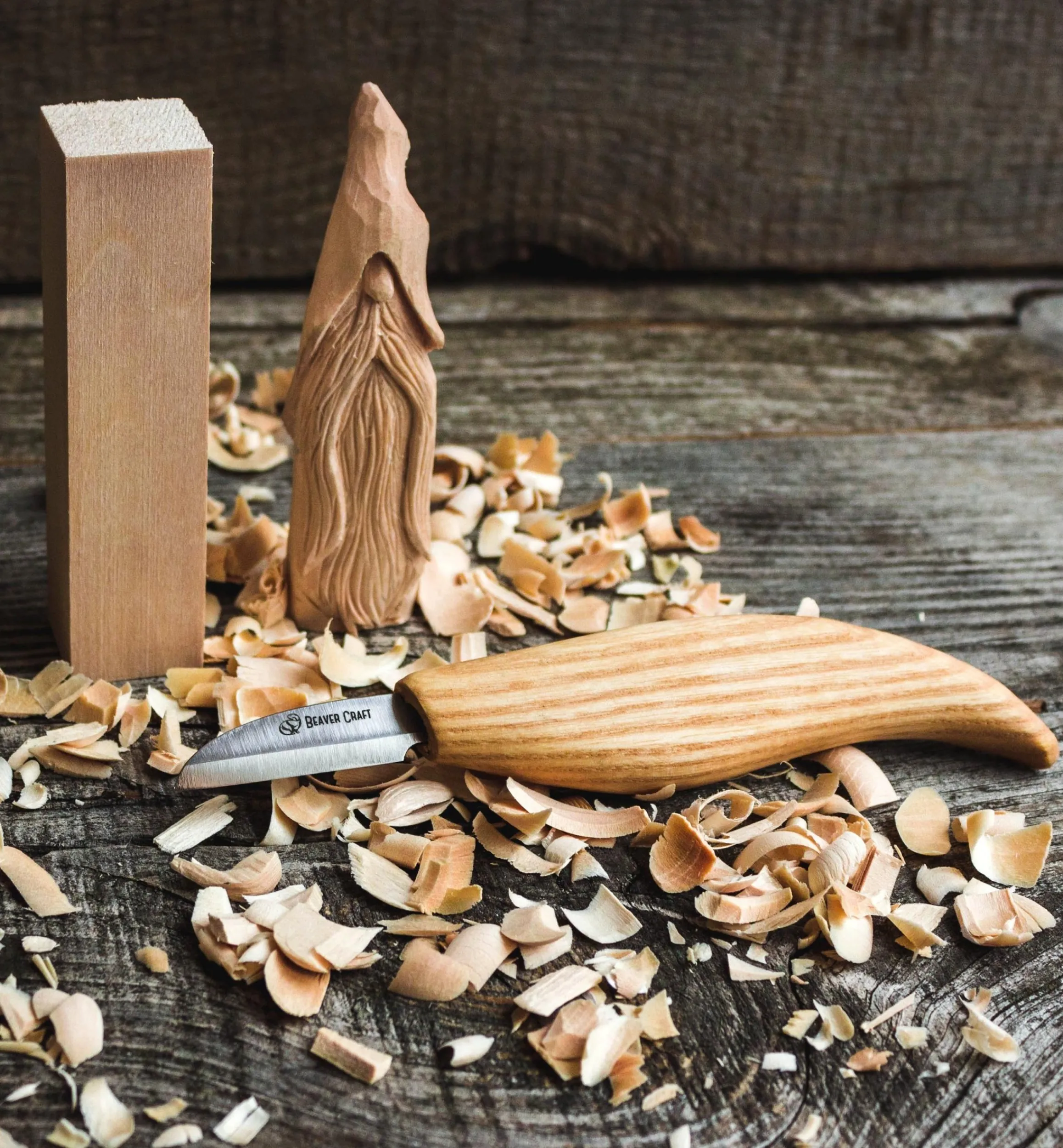 Lee Valley Supplies>BeaverCraft Wizard Carving Kit