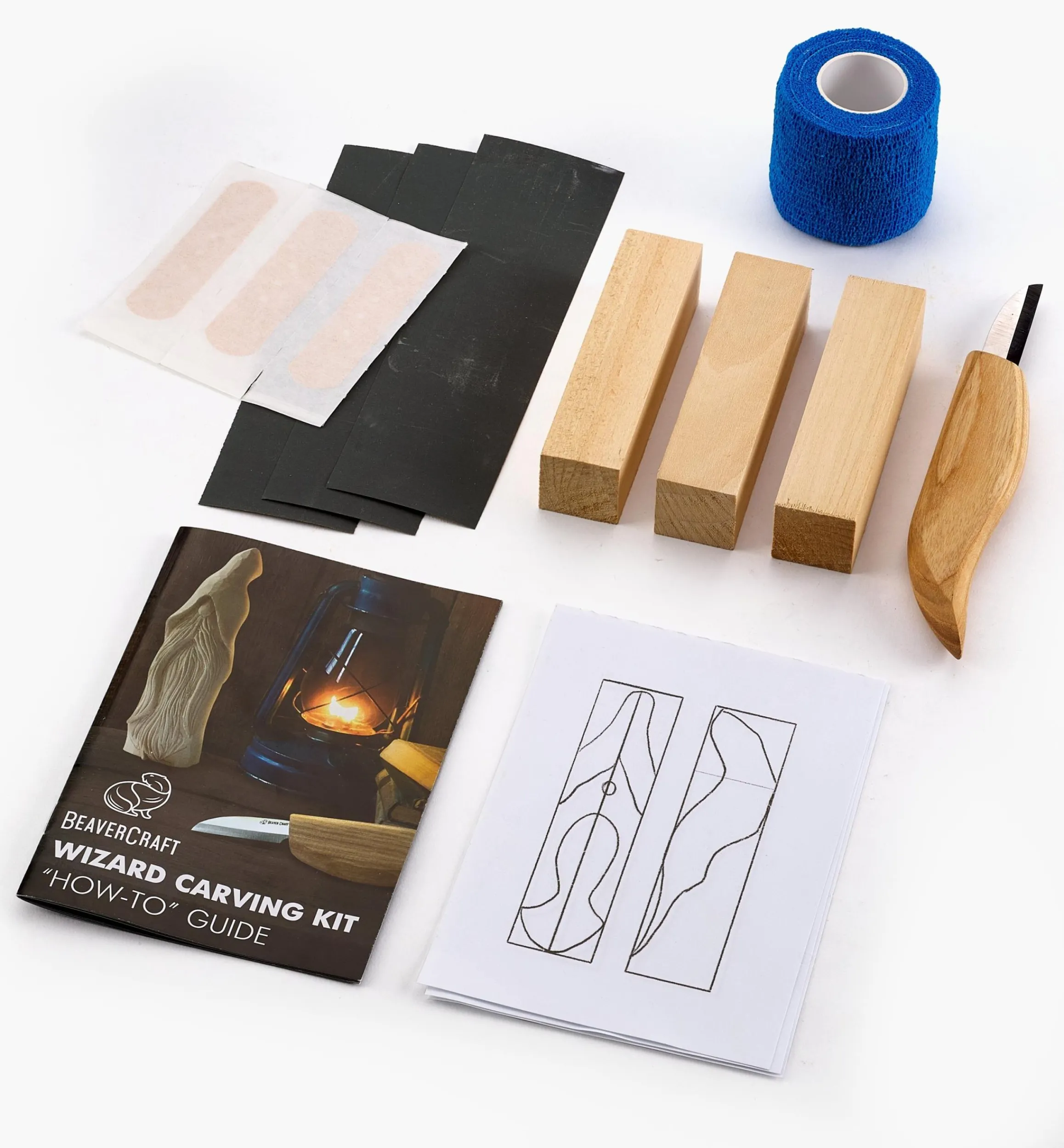Lee Valley Supplies>BeaverCraft Wizard Carving Kit