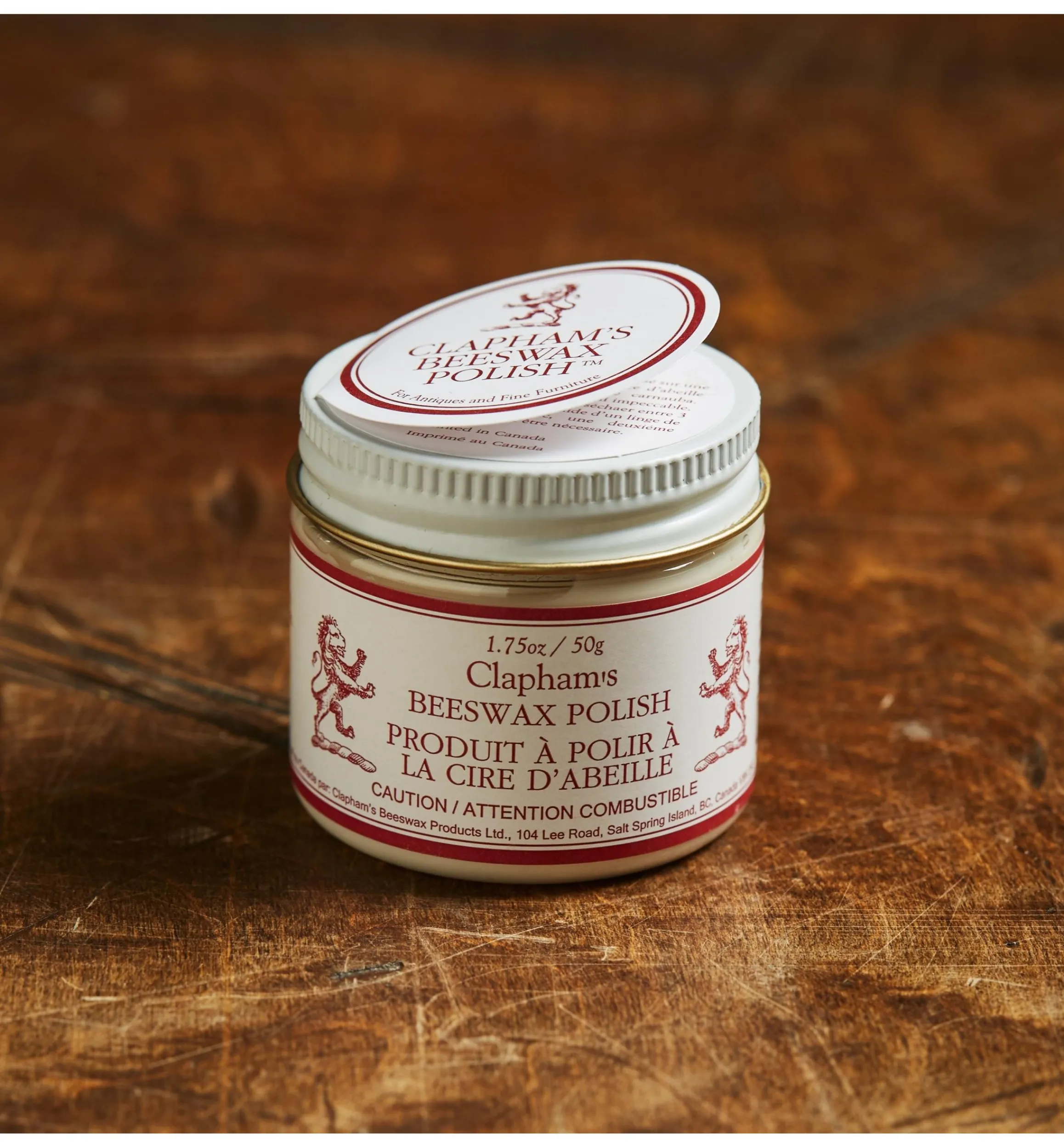 Lee Valley Supplies>Beeswax Polish