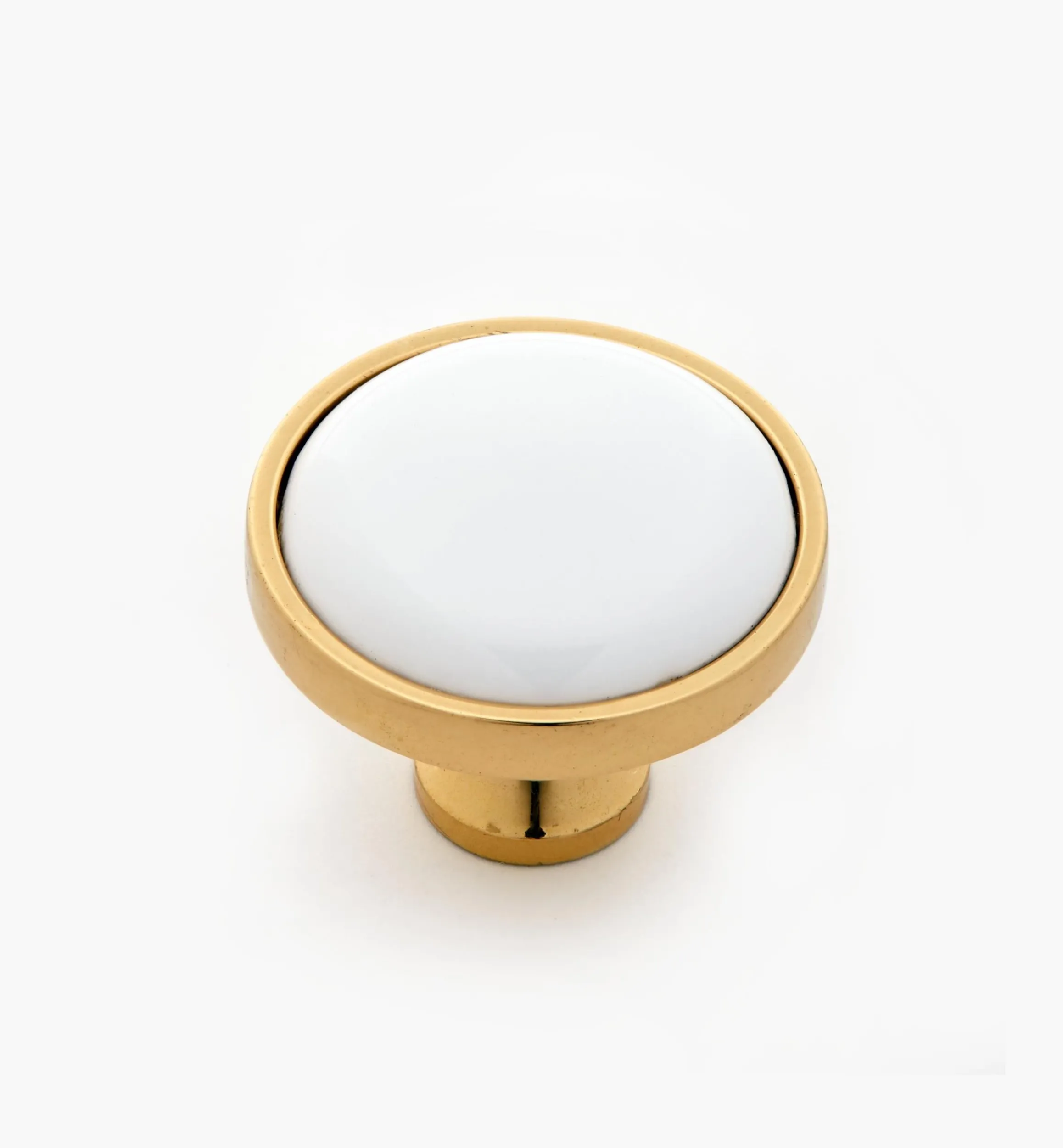 Lee Valley Knobs>Belwith Solid Brass Round Knob