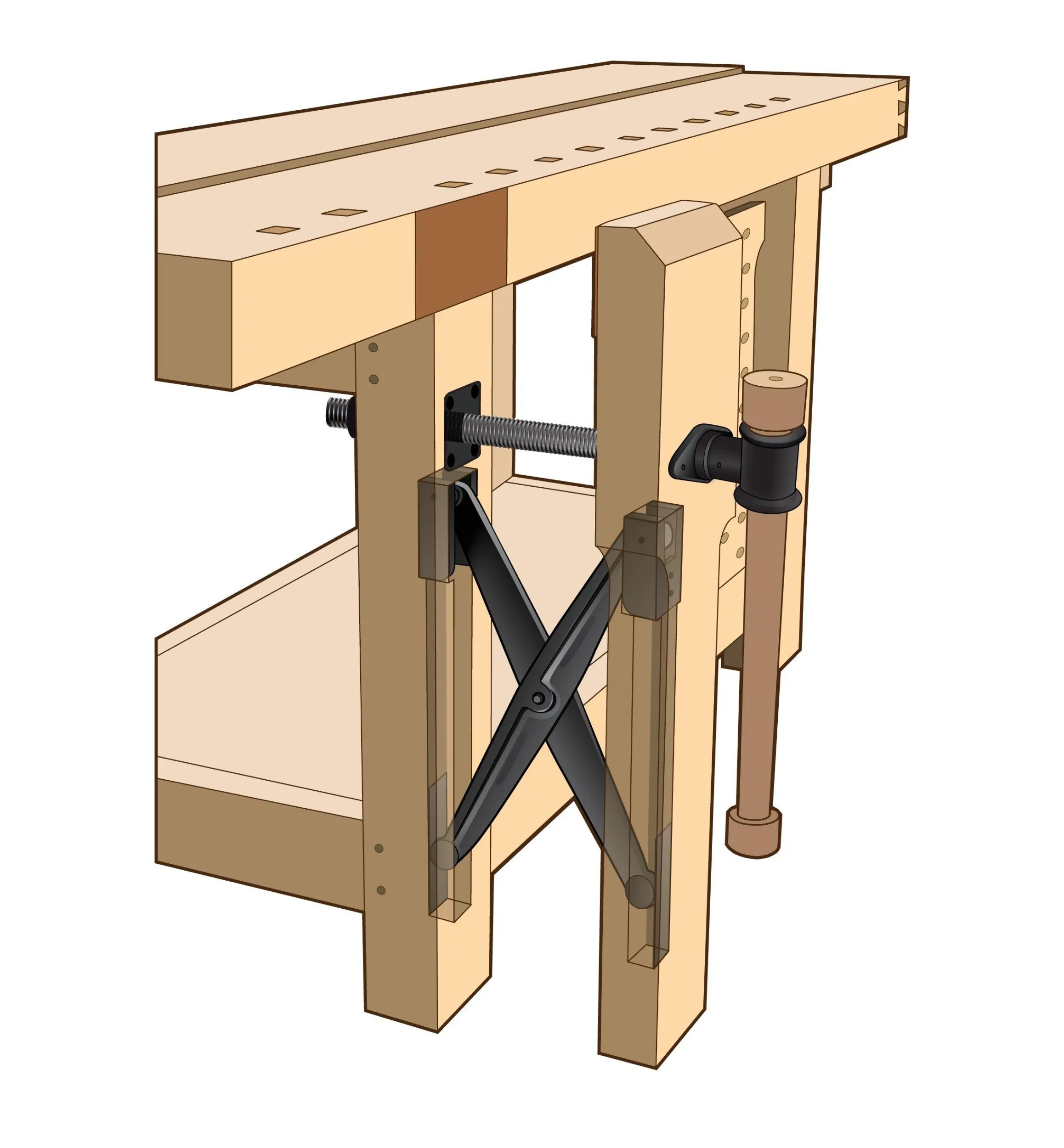 Lee Valley Workshop>Benchcrafted Crisscross Hardware