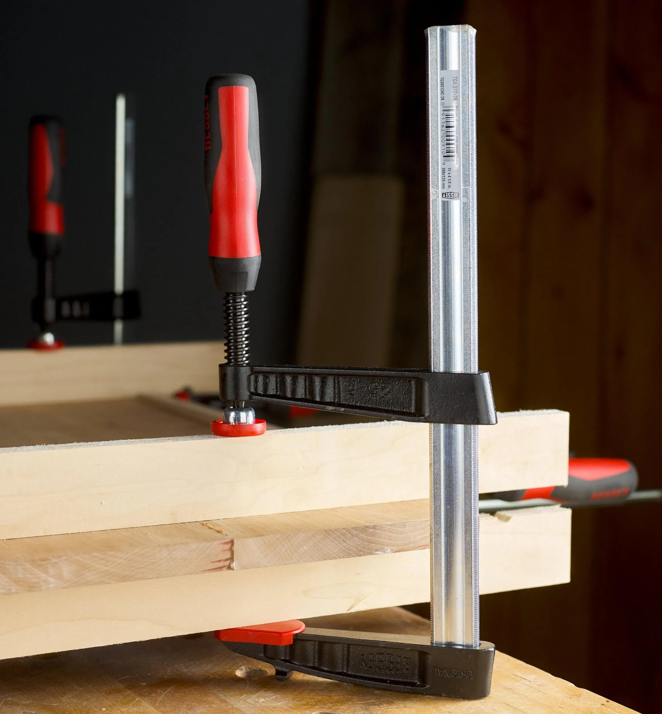 Lee Valley Hand Tools>Bessey 4 1/2" Jaw Medium-Duty Fast-Acting Clamps