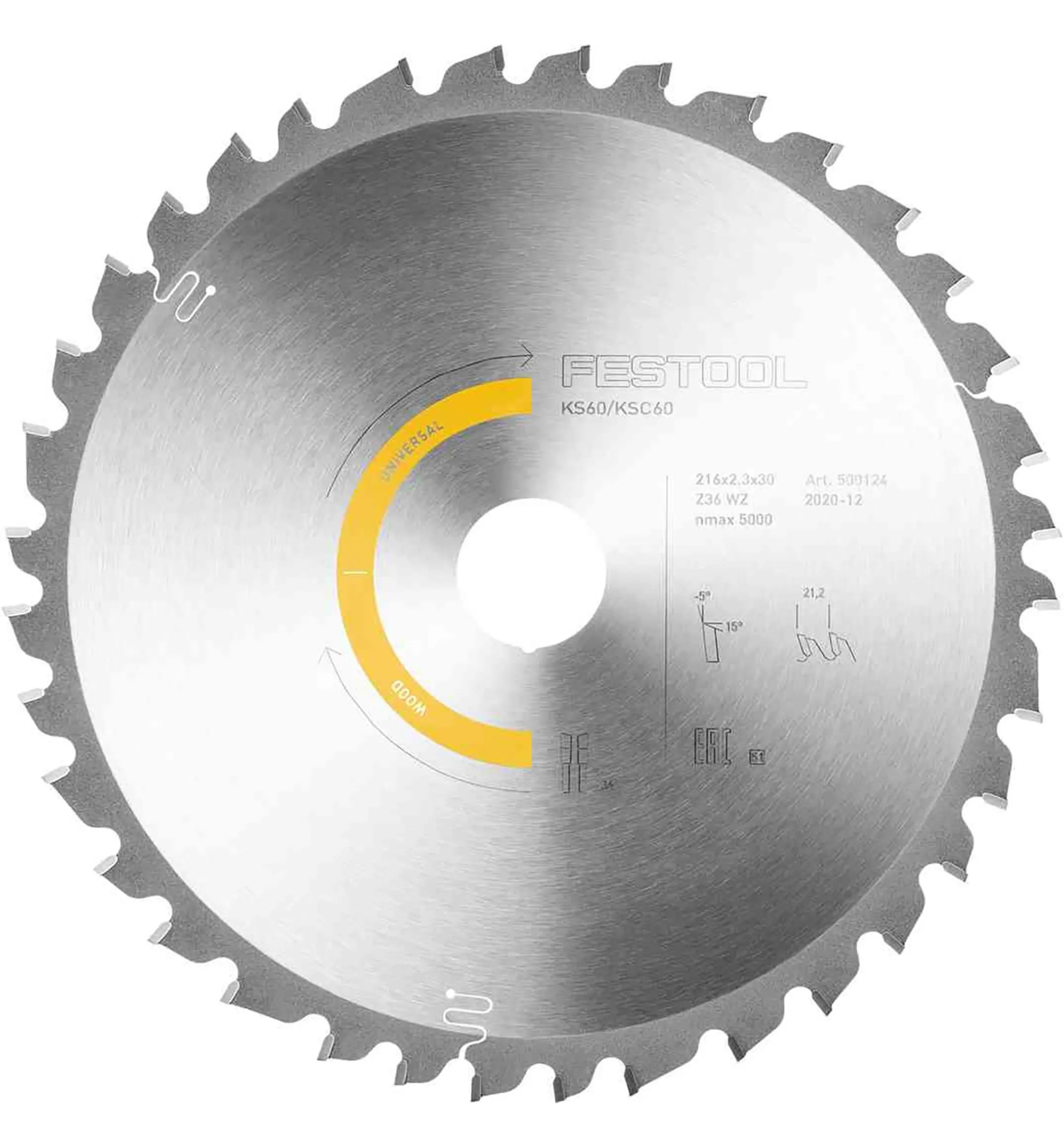 Lee Valley Power Tool Accessories>Blades For Festool Kapex KSC 60 Sliding Compound Miter Saw