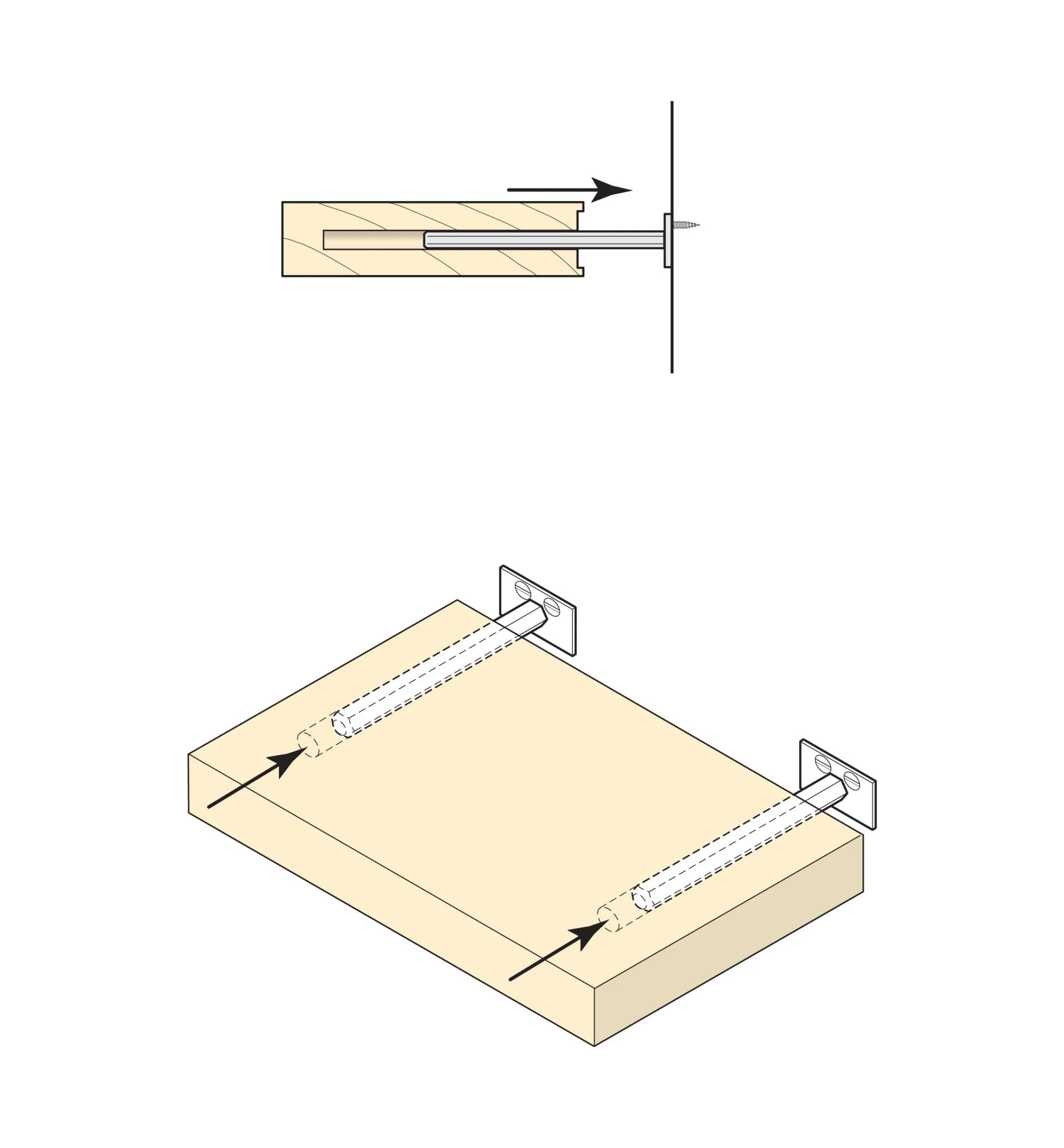 Lee Valley Storage Organization>Blind Shelf Supports