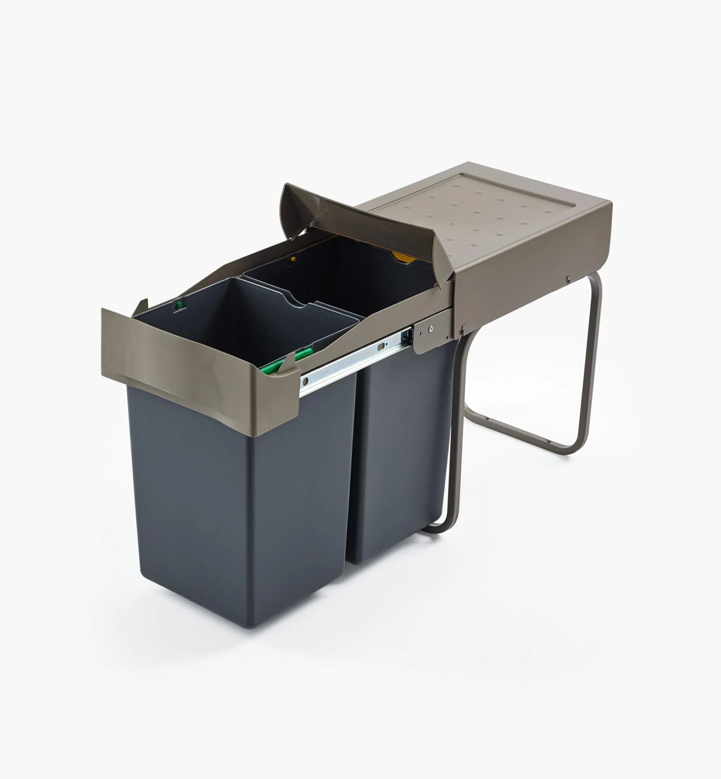 Lee Valley Composting|Composting>Bottom-Mount Sliding Waste Containers