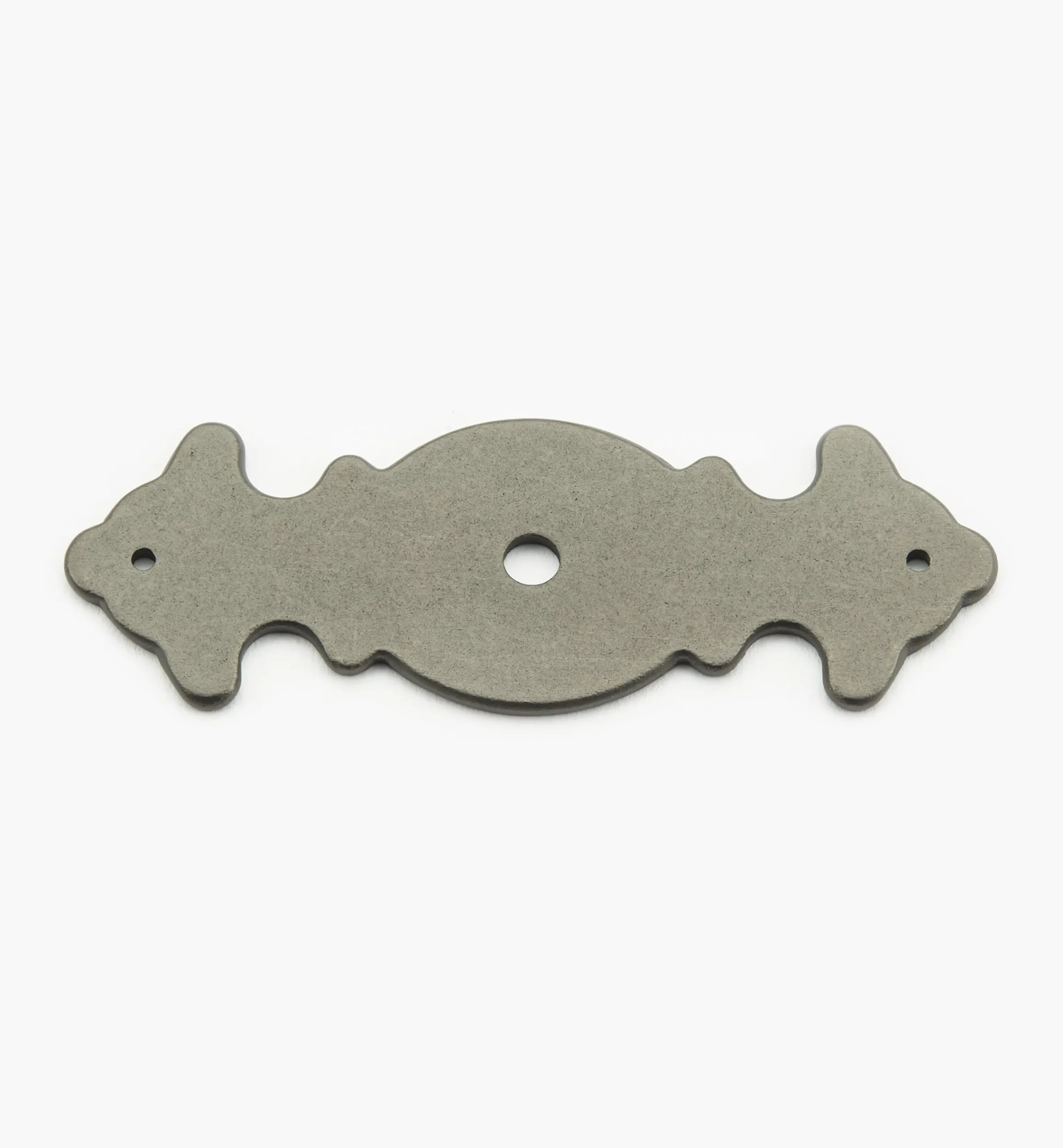 Lee Valley Escutcheons>Brass Plate Spear-End Escutcheon (#4)