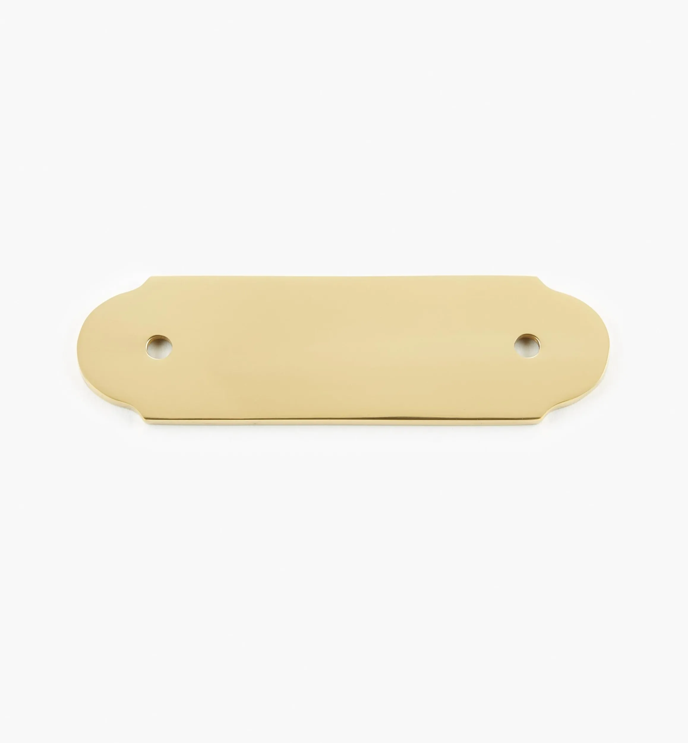 Lee Valley Escutcheons>Brass Round-Edge Handle Escutcheon