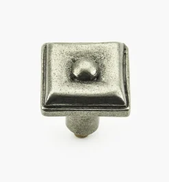 Lee Valley Knobs>Bright Pewter Square Knobs