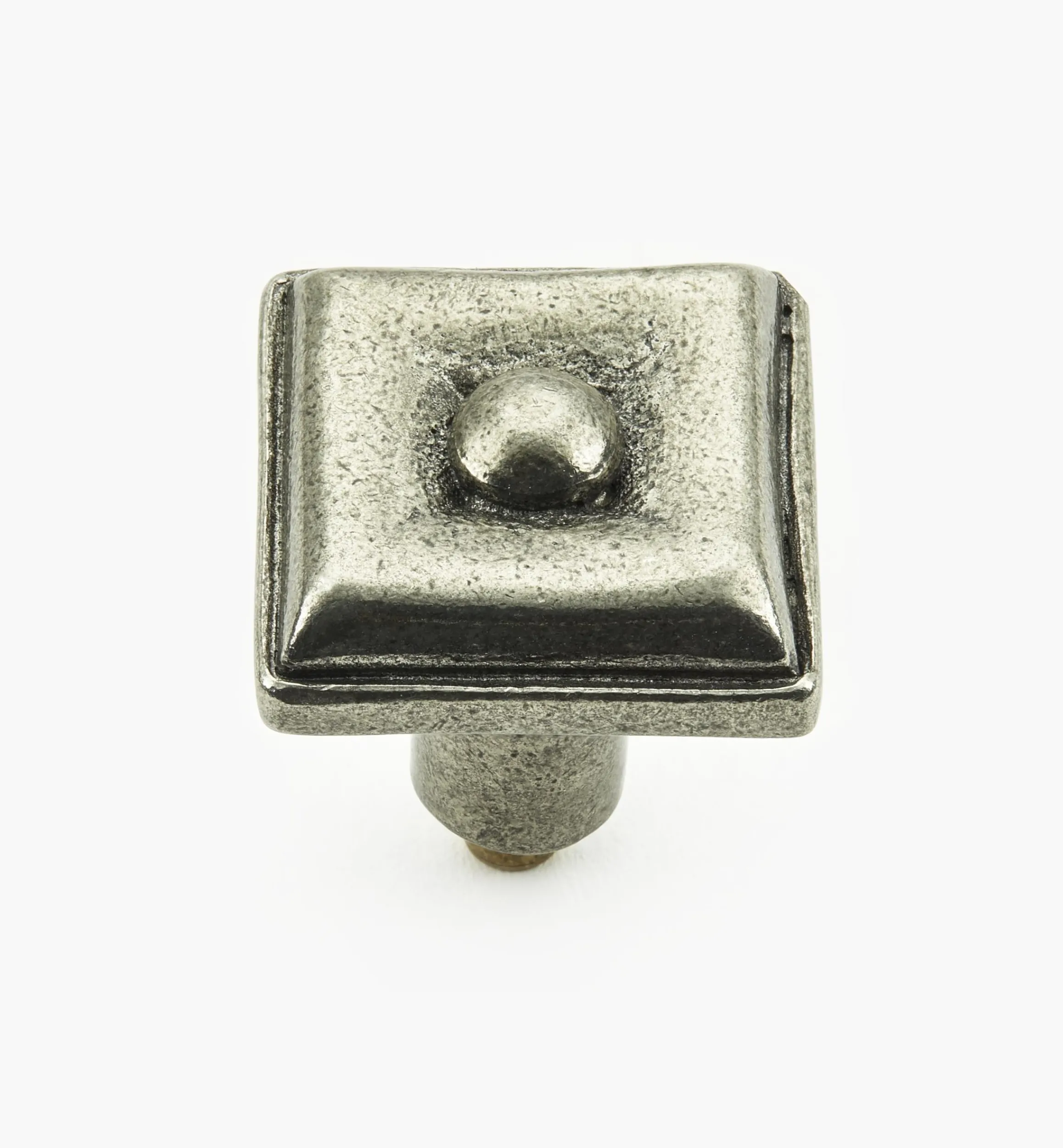 Lee Valley Knobs>Bright Pewter Square Knobs