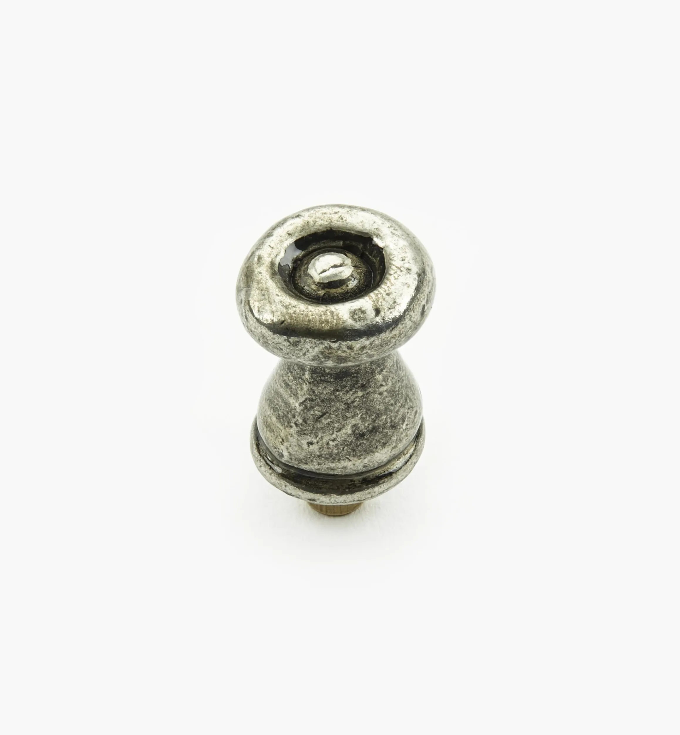 Lee Valley Knobs>Bright Pewter Round Knobs