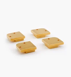 Lee Valley Box Hardware>Brusso Small Square Box Feet