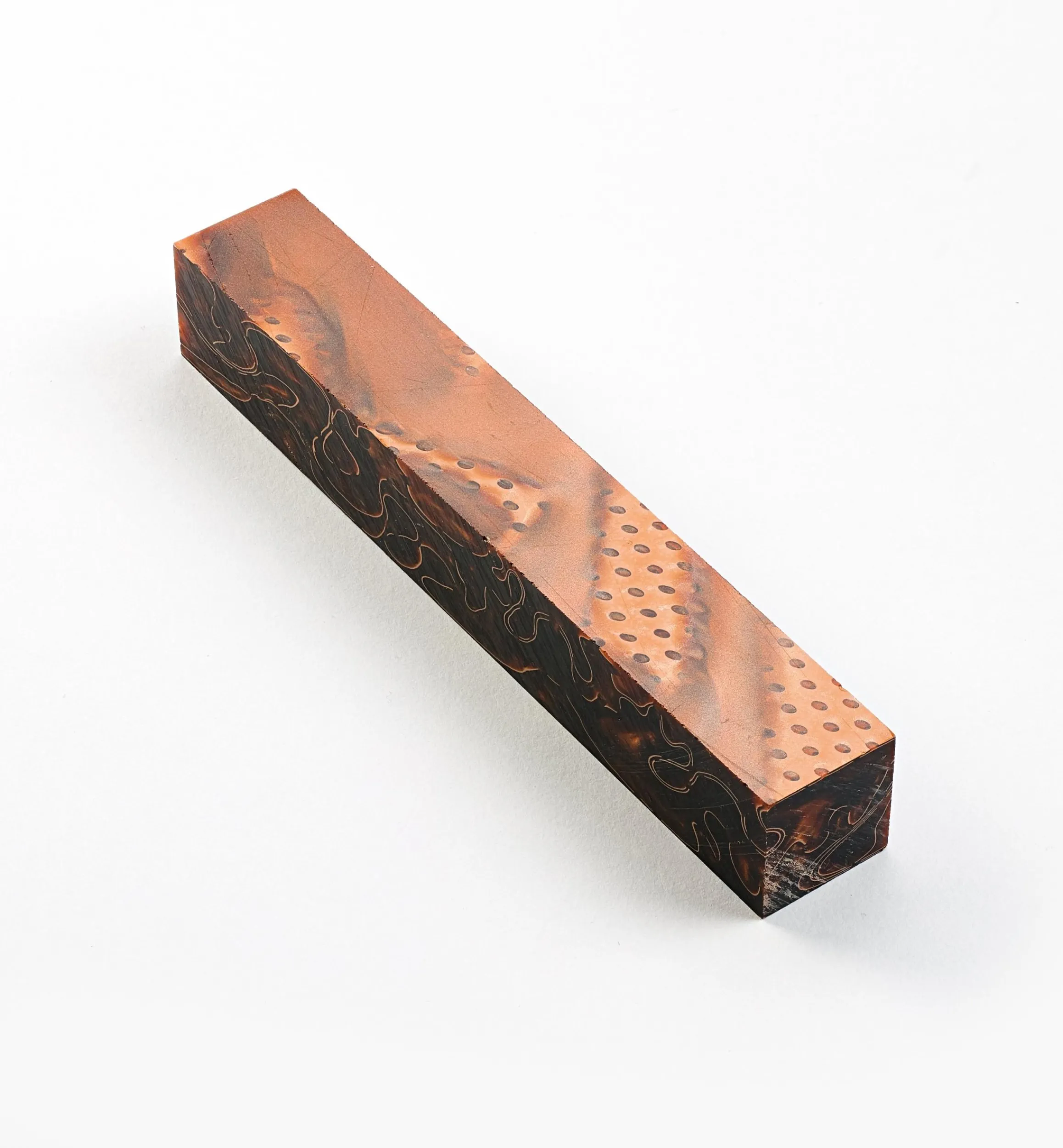 Lee Valley Supplies>Burnt Copper Acrylic Acetate Pen Blank