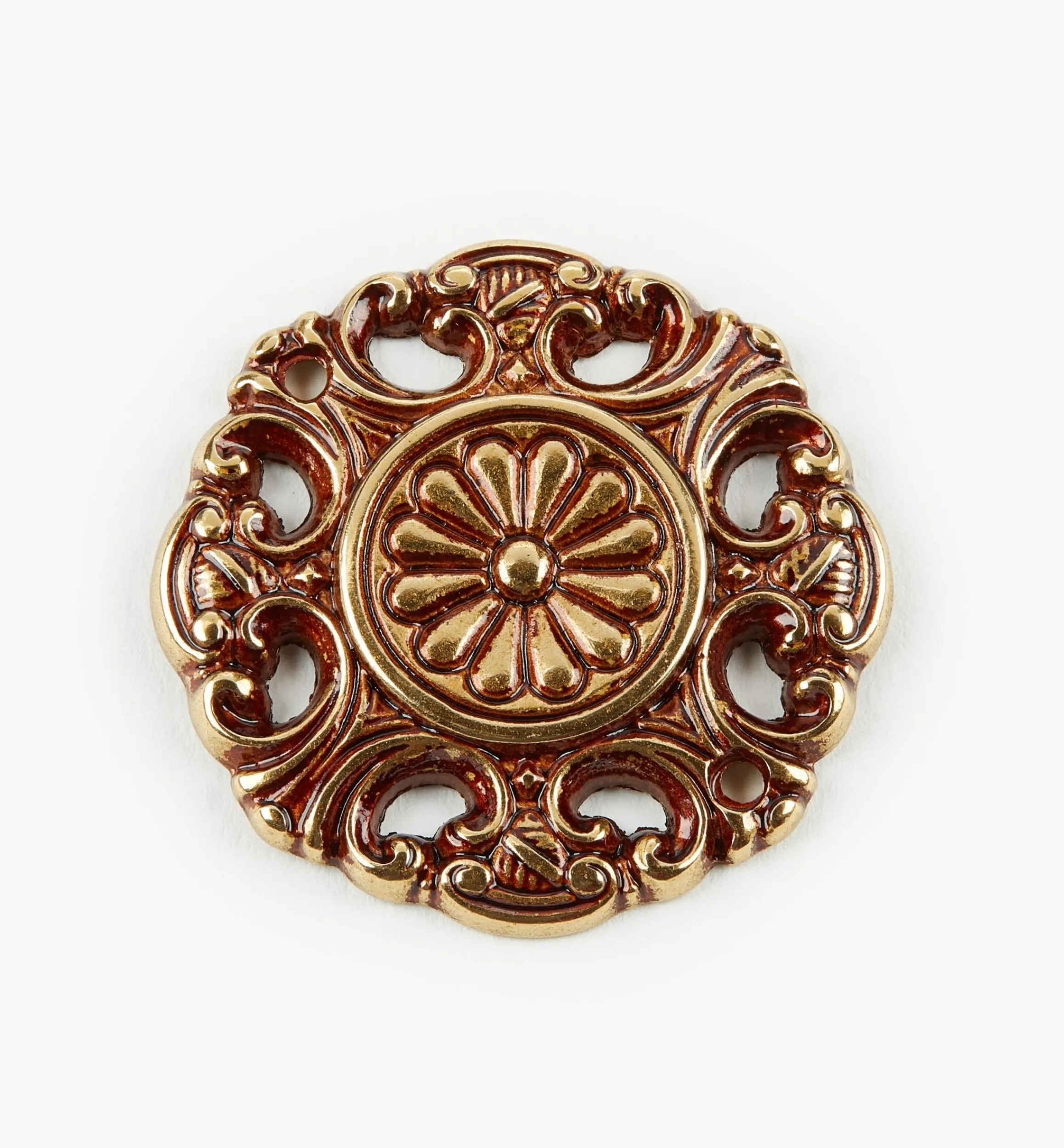 Lee Valley Project Supplies>Cast Brass Appliqué Rosette Accents