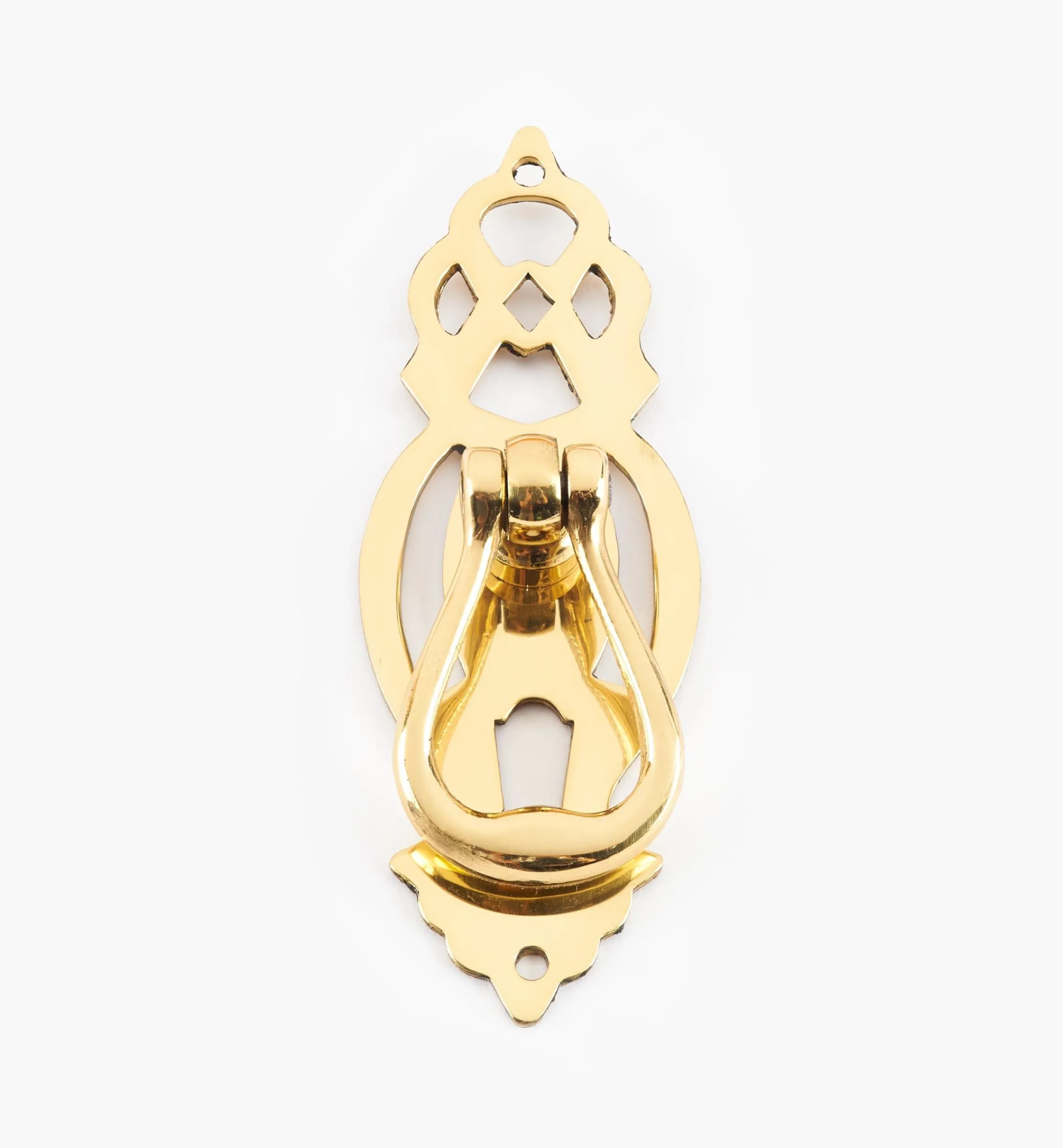 Lee Valley Pulls>Cast Brass Pedestal Drop Handle