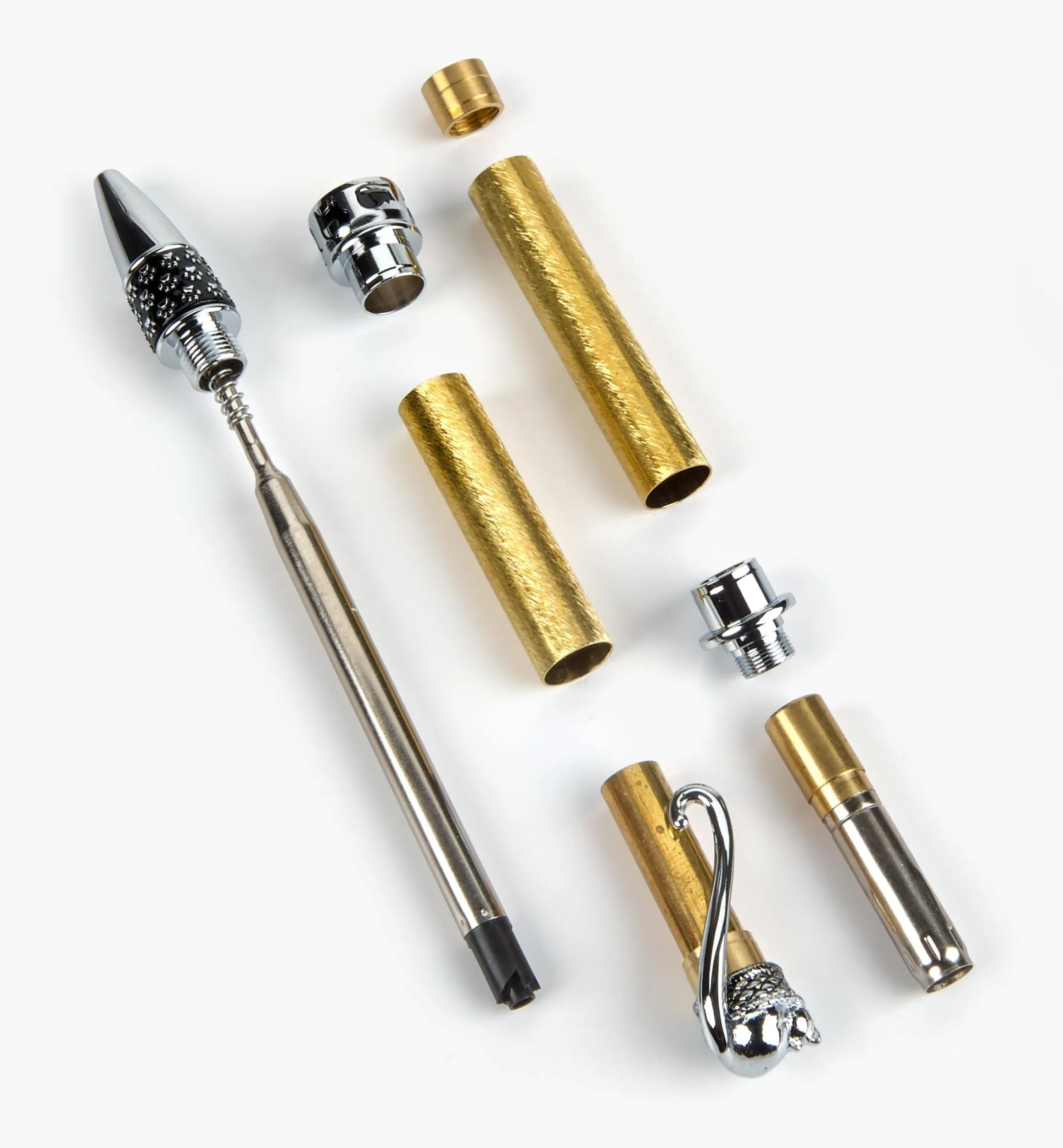 Lee Valley Project Supplies>Cat Ballpoint Twist Pen Hardware