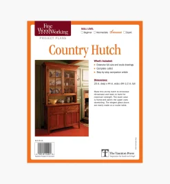Lee Valley Plans>Country Hutch Plan