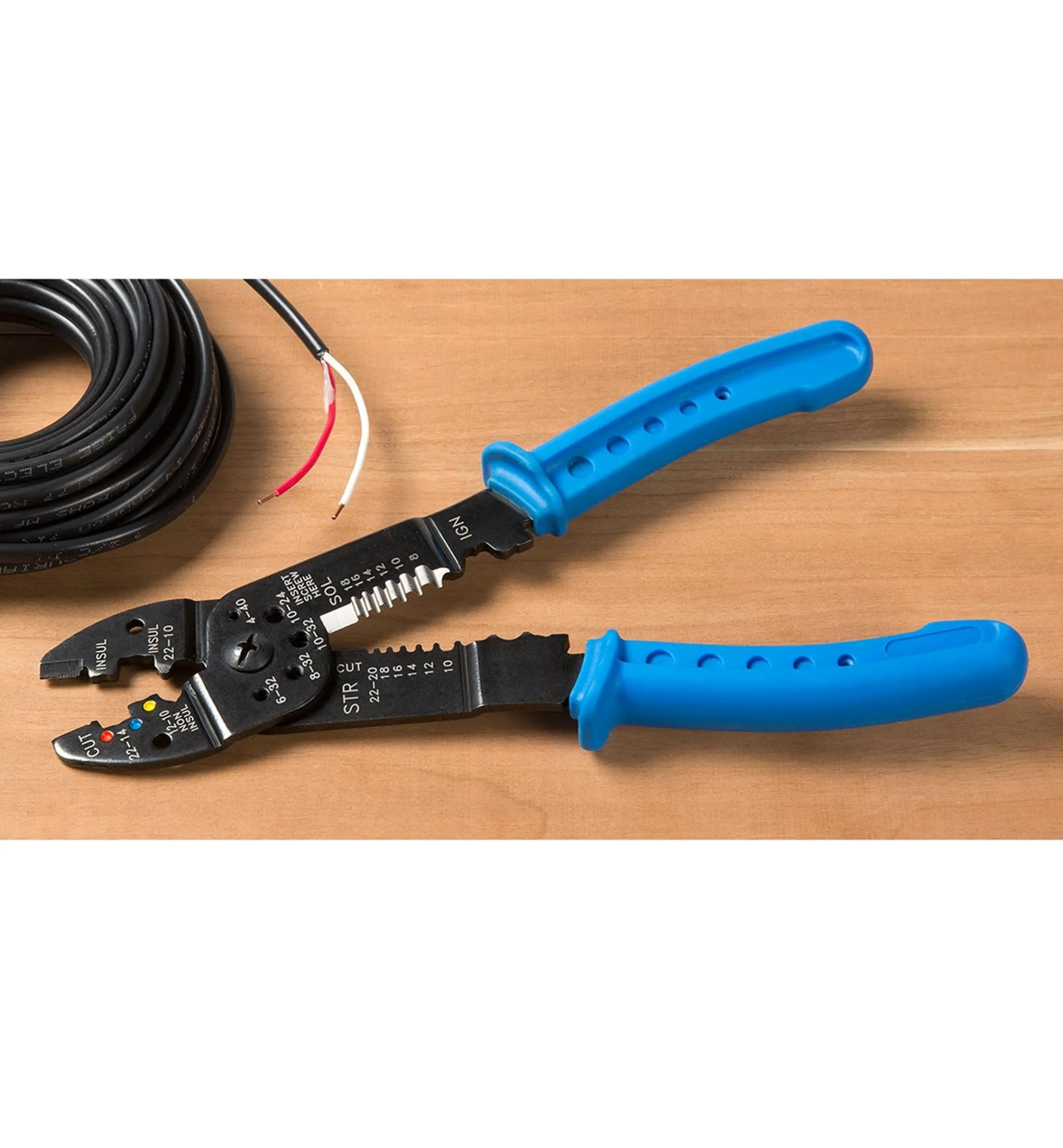 Lee Valley Hand Tools>Crimper/Wire Stripper