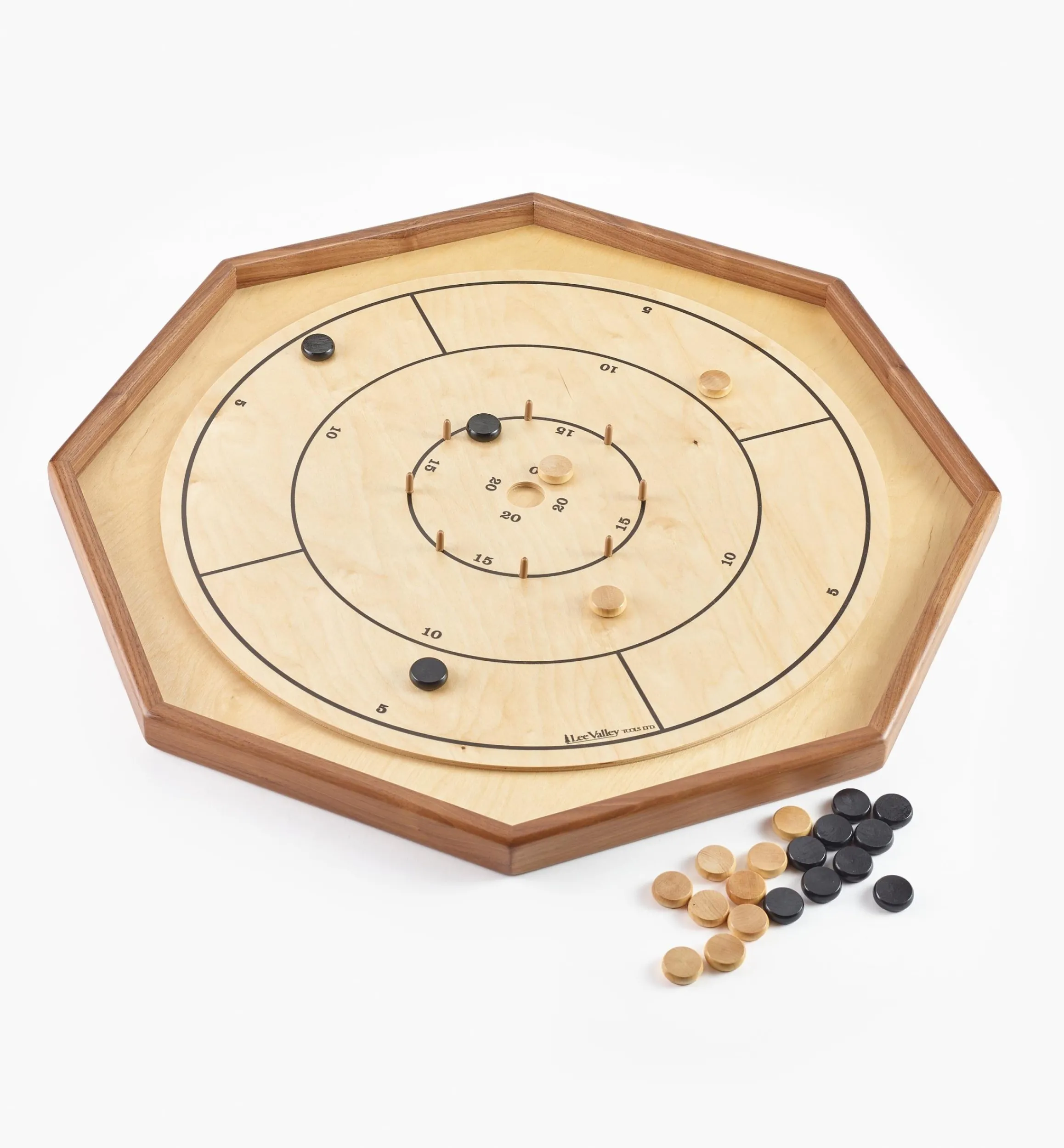 Lee Valley Toys & Games>Deluxe Crokinole, Checker & Chess Board
