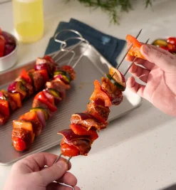 Lee Valley Barbecue>Double-Prong Skewers