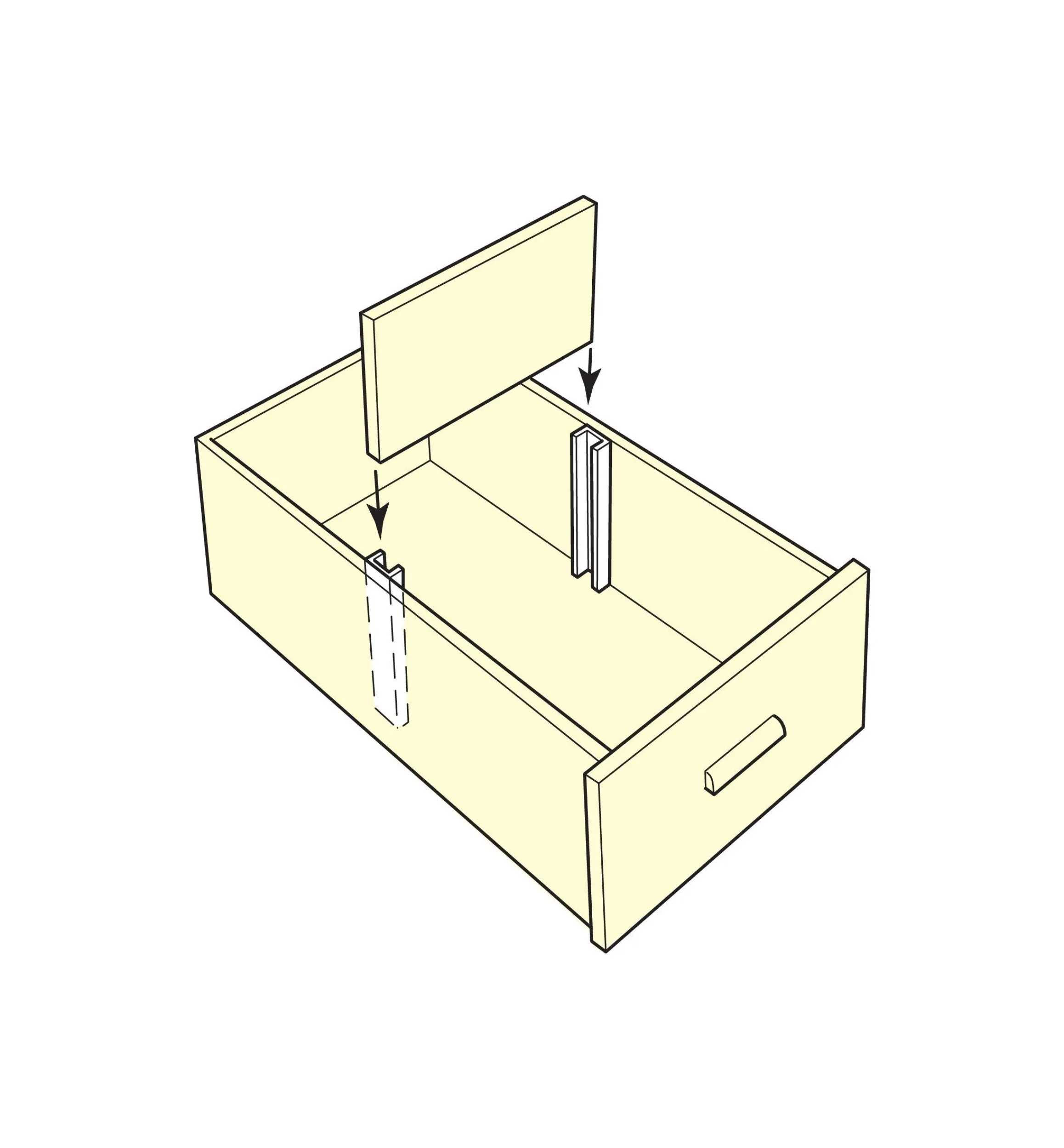 Lee Valley Kitchen Hardware>Drawer Dividers