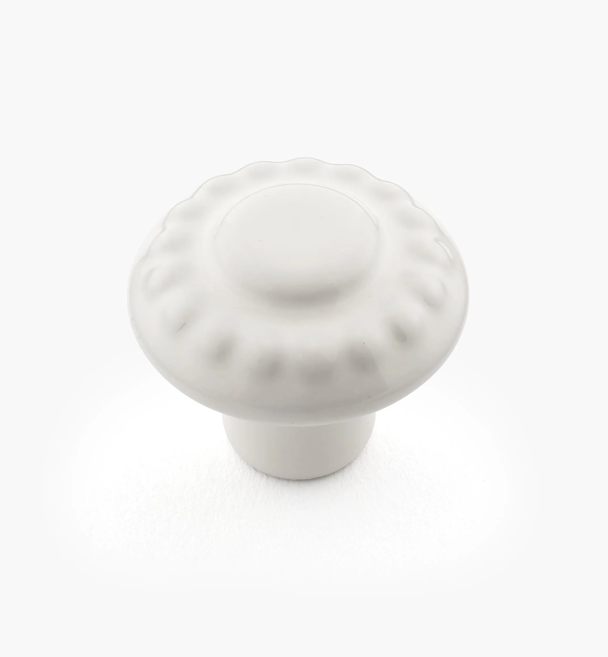 Lee Valley Knobs>Embossed Ceramic Knobs