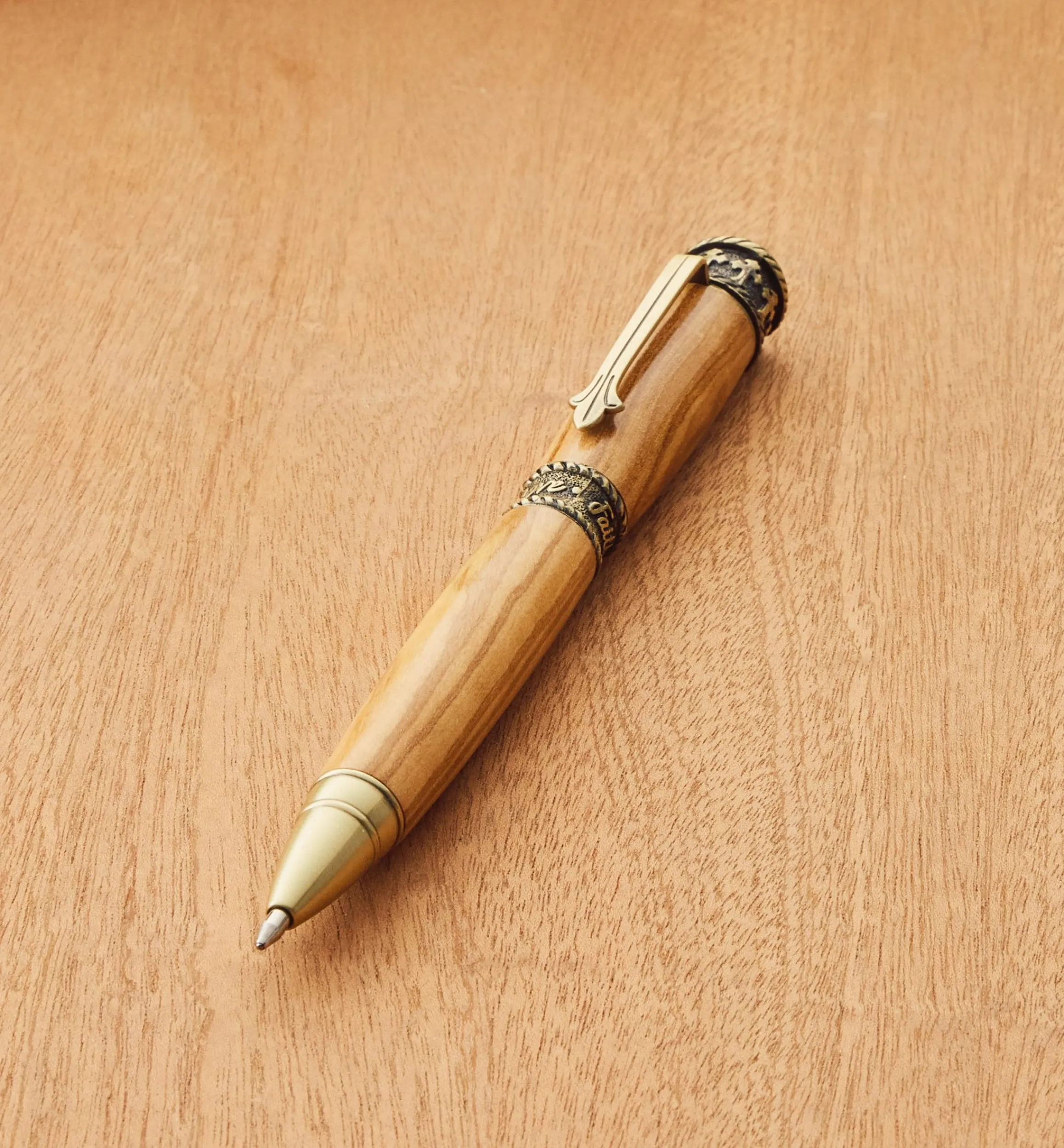 Lee Valley Project Supplies>Faith Hope Love Ballpoint Twist Pen Hardware