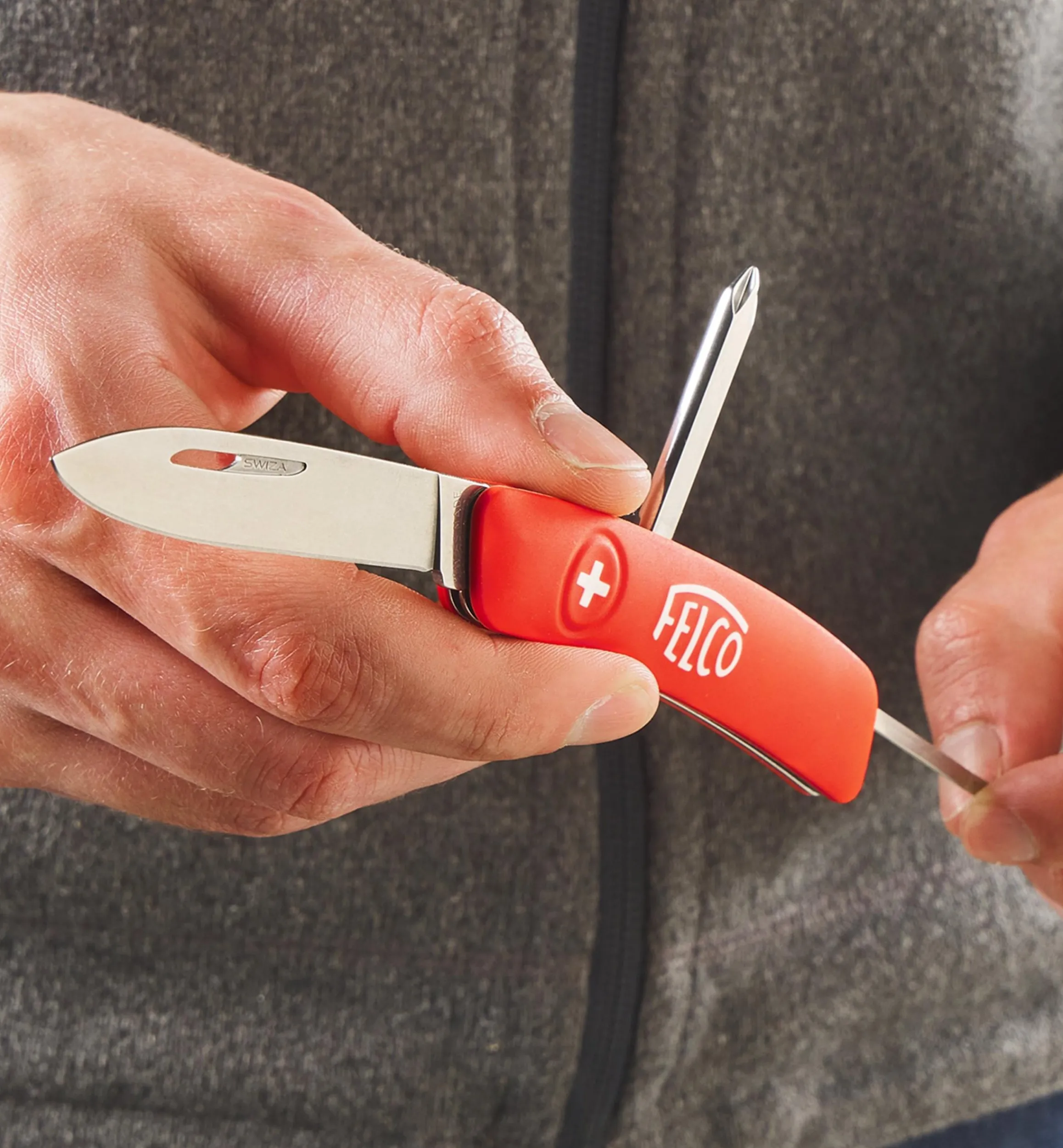 Lee Valley Pruners>Felco Classic #2 Pruner & Pocket Knife