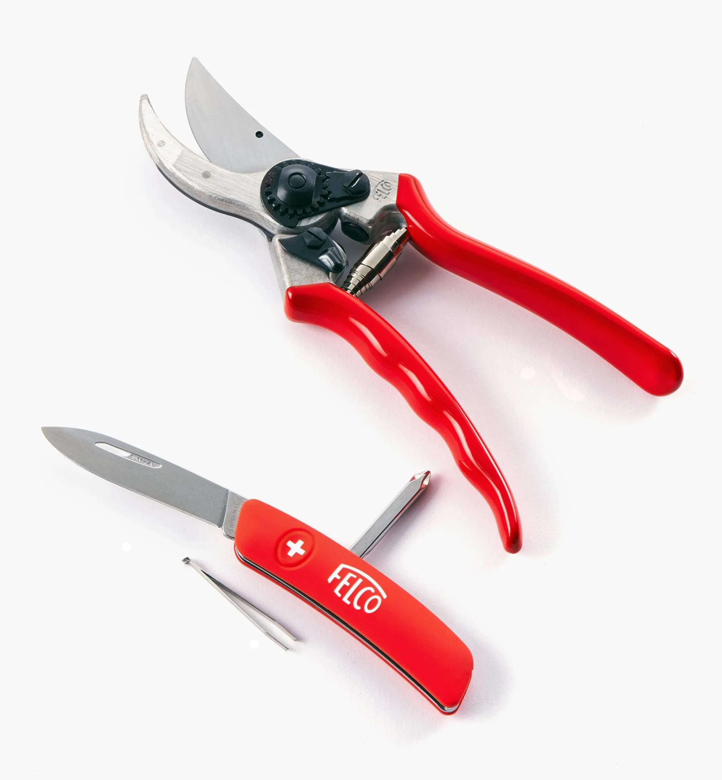 Lee Valley Pruners>Felco Classic #2 Pruner & Pocket Knife