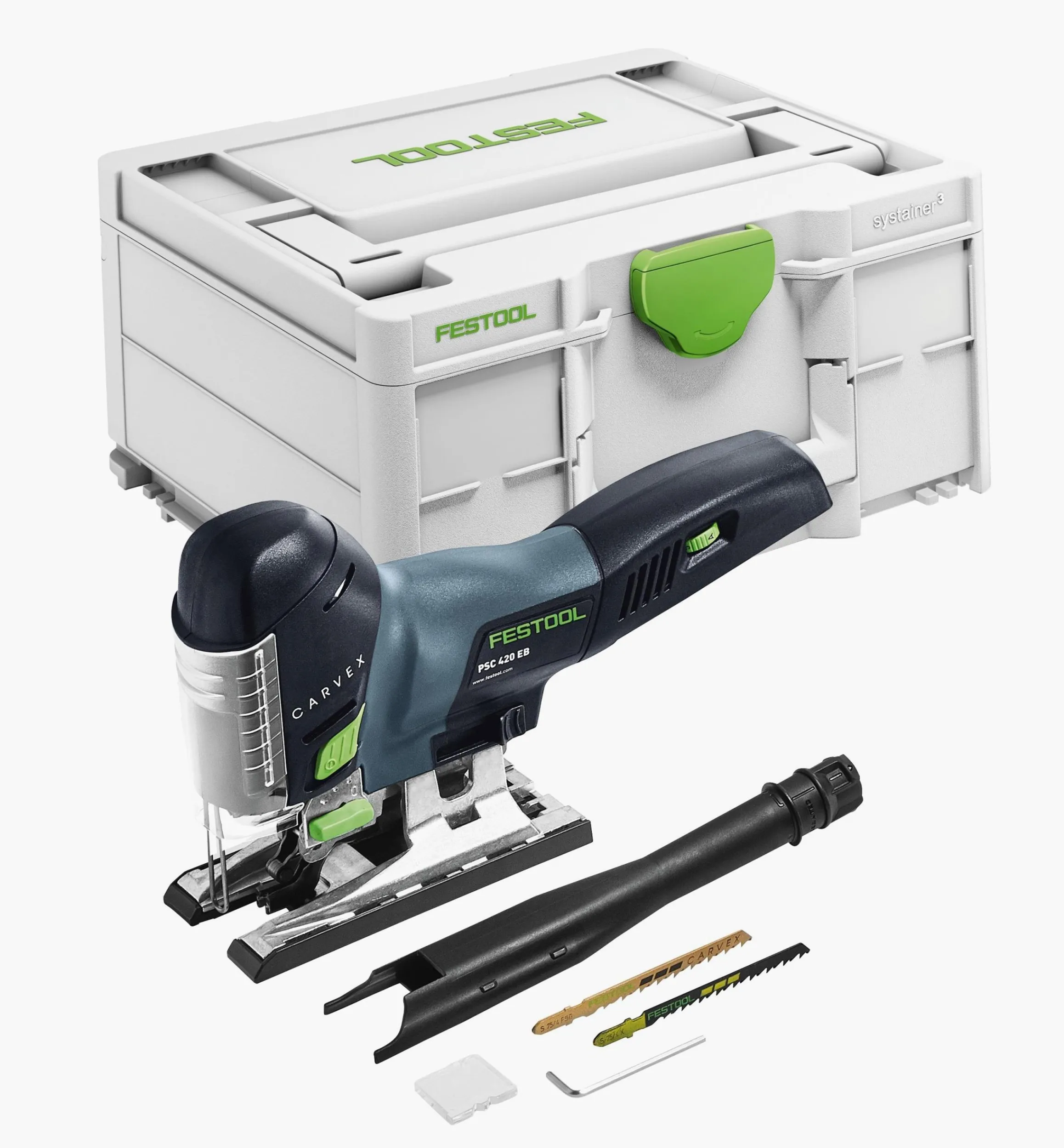 Lee Valley Power Tools>Festool Carvex PSC 420 Cordless Pendulum Jigsaw