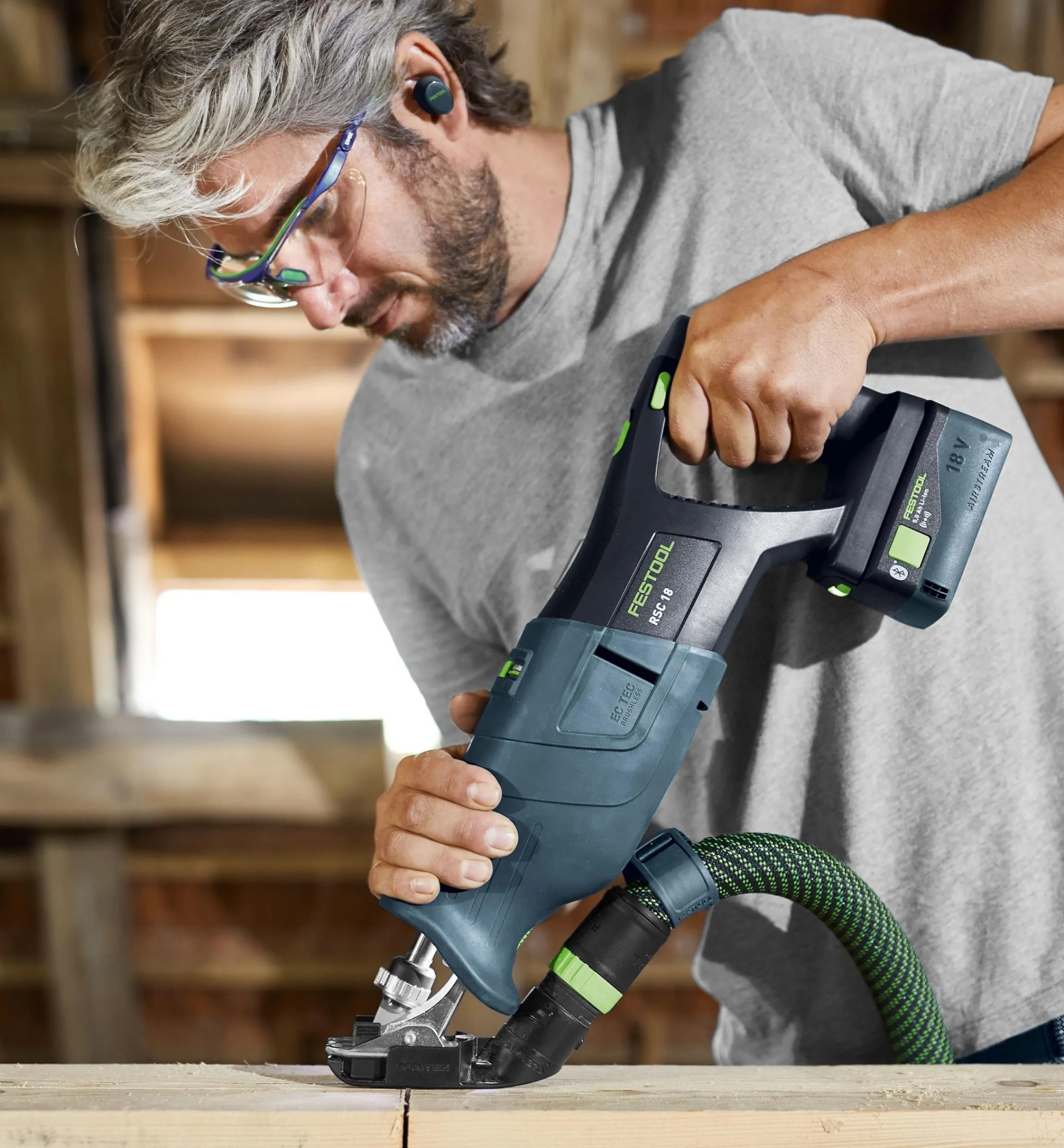 Lee Valley Power Tools>Festool Cordless Reciprocating Saw RSC 18 EB