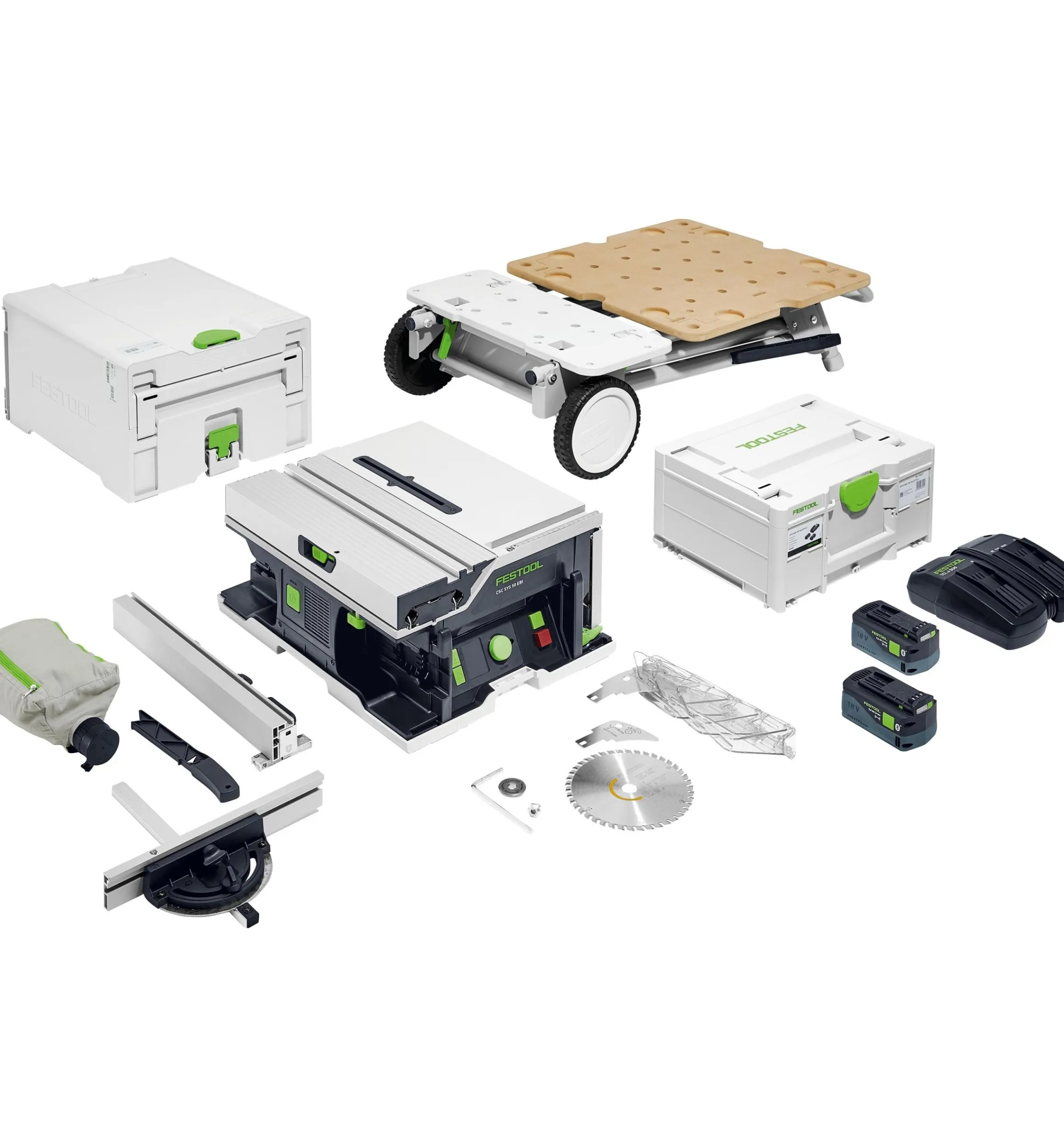 Lee Valley Power Tools>Festool Cordless Table Saw CSC SYS 50