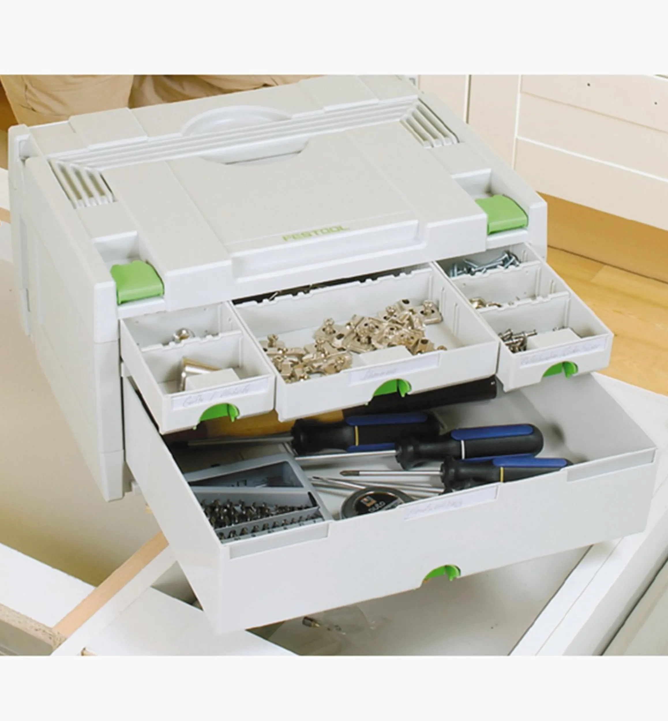 Lee Valley Workshop>Festool 4-Drawer Sortainer Case