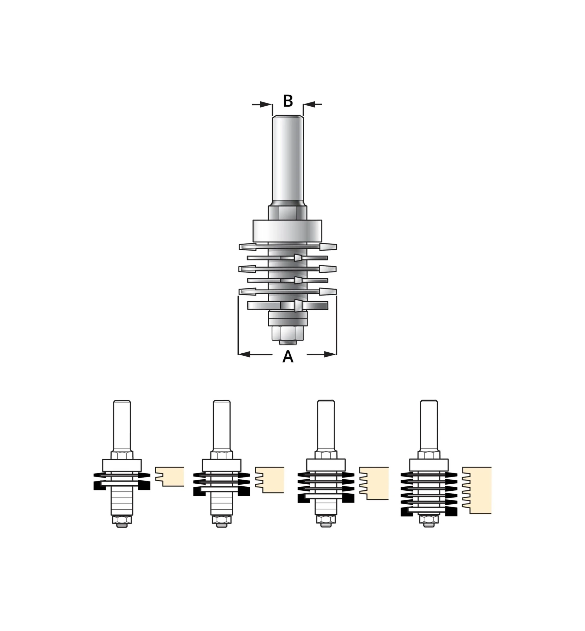 Lee Valley Routing>Finger-Joint Router Bit