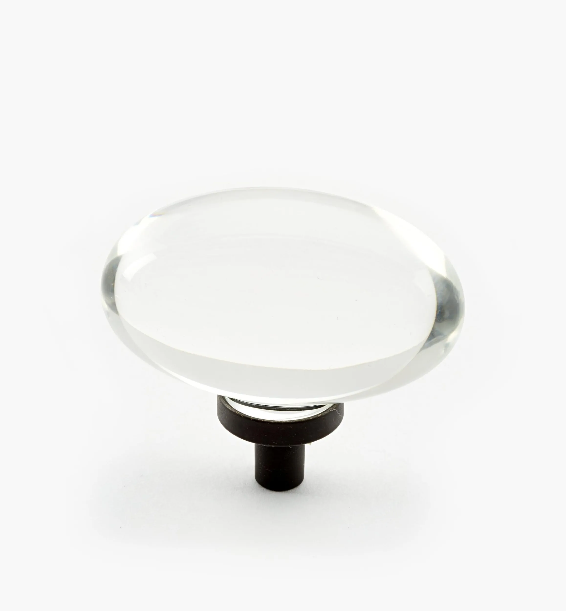 Lee Valley Knobs>Glacio Oval Knob