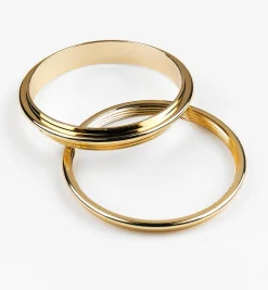 Lee Valley Project Supplies>Gold-Plated Box Rings