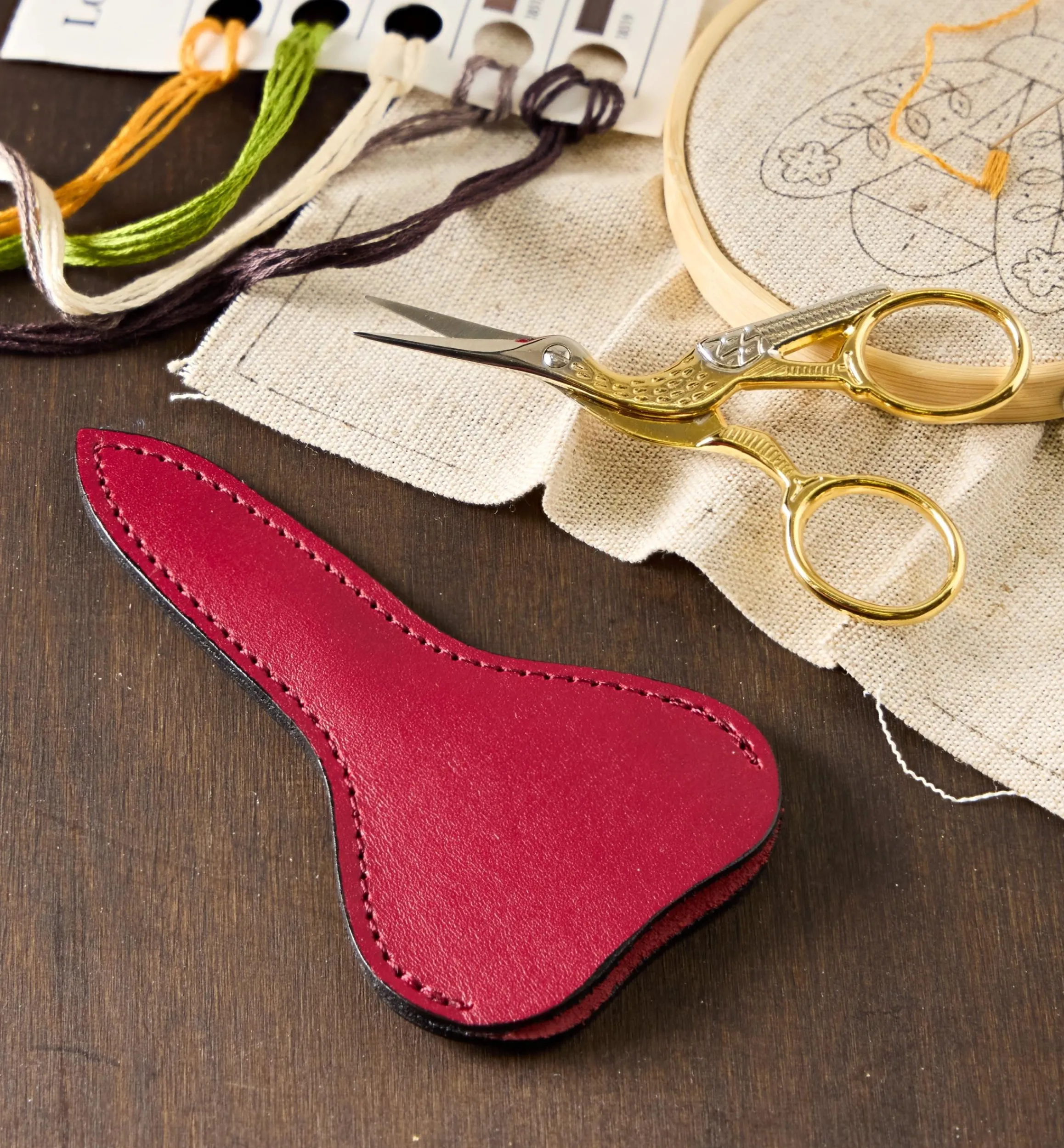 Lee Valley Toys & Games>Gold-Plated Stork Scissors