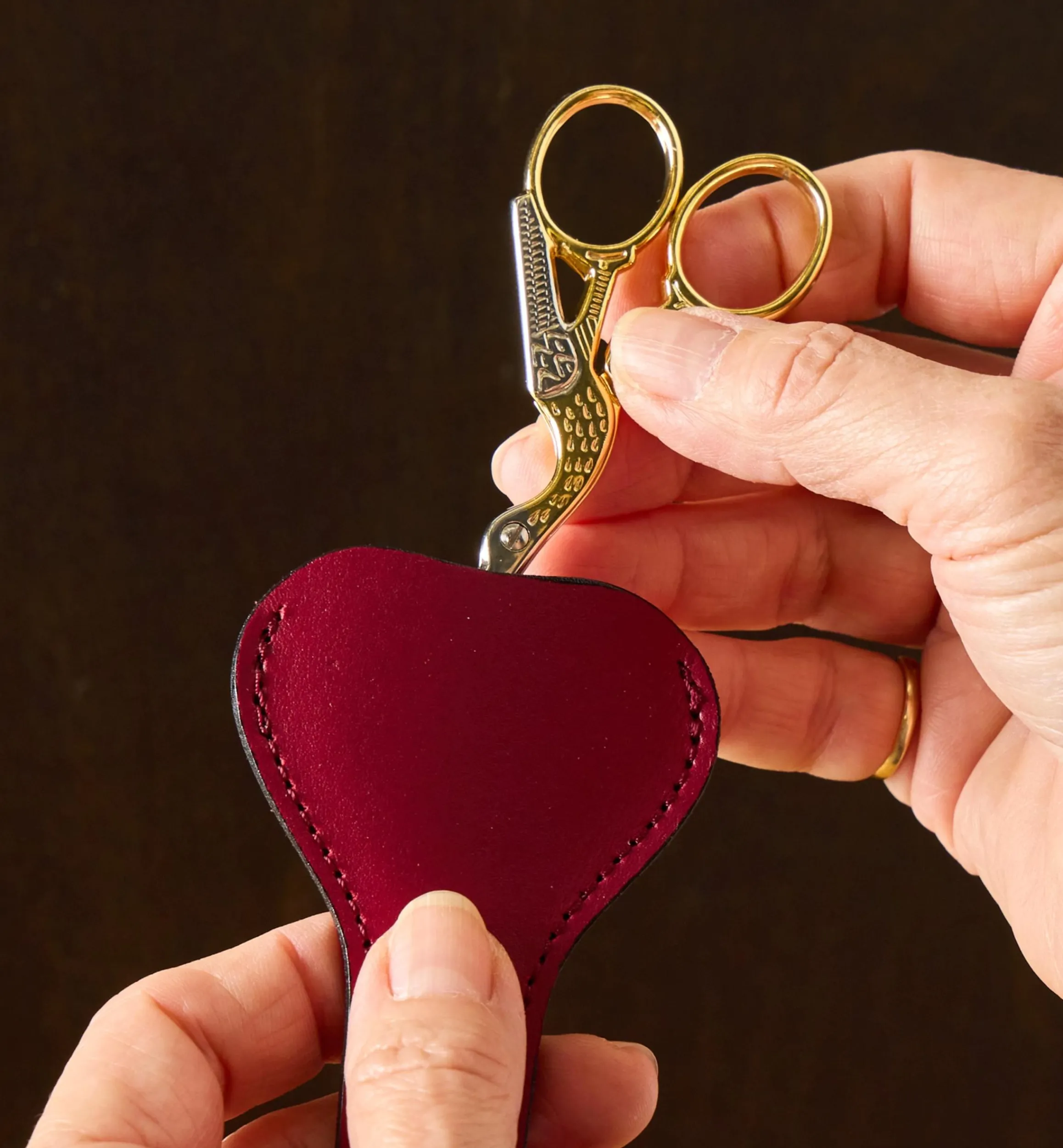 Lee Valley Toys & Games>Gold-Plated Stork Scissors