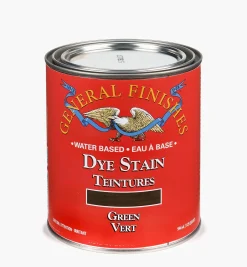 Lee Valley Supplies>Green General Water-Based Dye Stain
