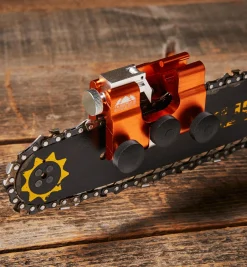 Lee Valley Sharpening>Hand-Crank Chain-Saw Sharpener